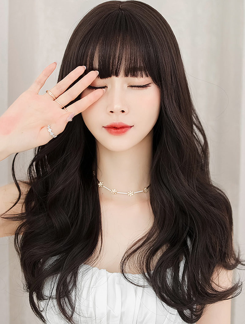Beautiful Straight Hair Daily Party Long Wig for Fashion Ladies03