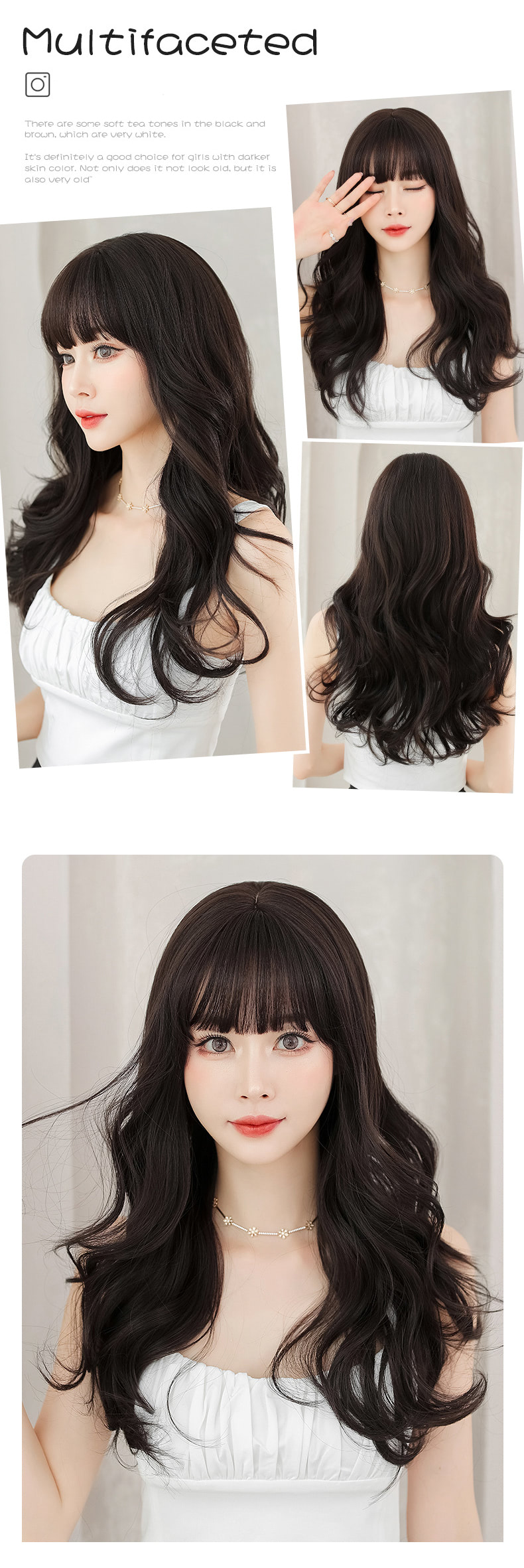 Beautiful Straight Hair Daily Party Long Wig for Fashion Ladies07
