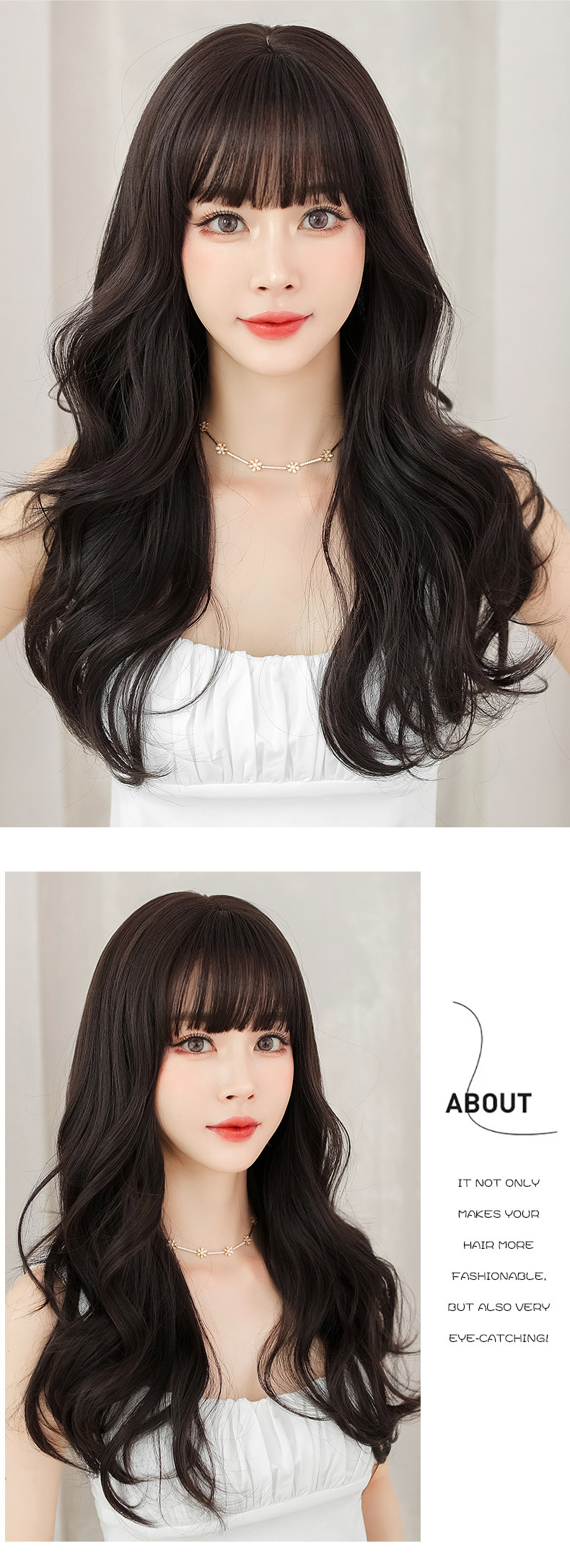 Beautiful Straight Hair Daily Party Long Wig for Fashion Ladies09