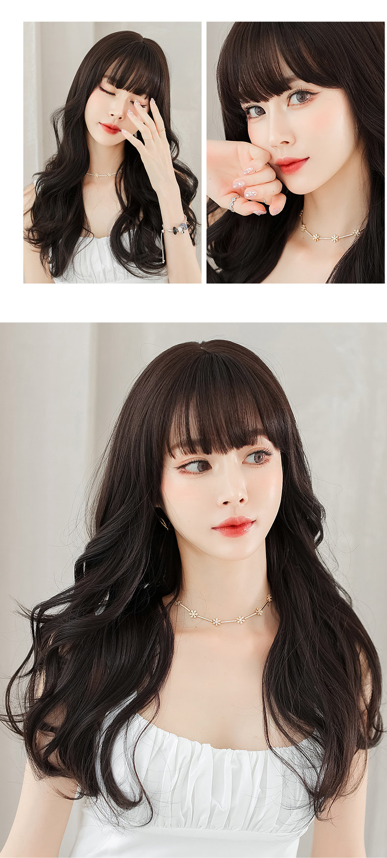 Beautiful Straight Hair Daily Party Long Wig for Fashion Ladies10