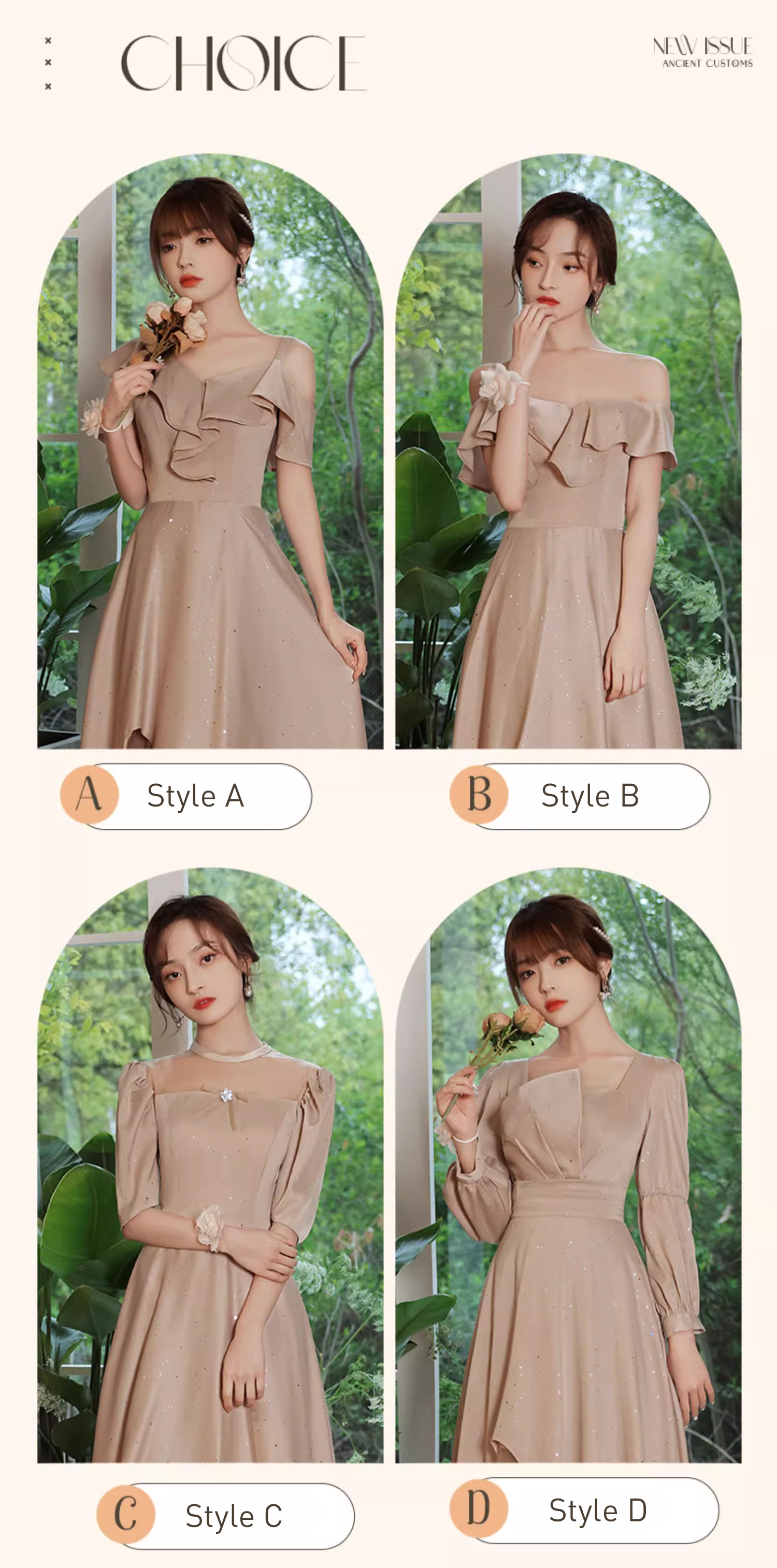 Chic-Khaki-Irregular-Hem-Bridesmaid-Dress-Formal-Party-Long-Gown14