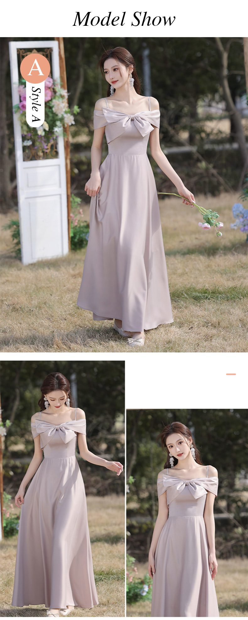 Dusty-Khaki-Maid-of-Honour-Bridal-Party-Wedding-Guest-Bridesmaid-Dress14