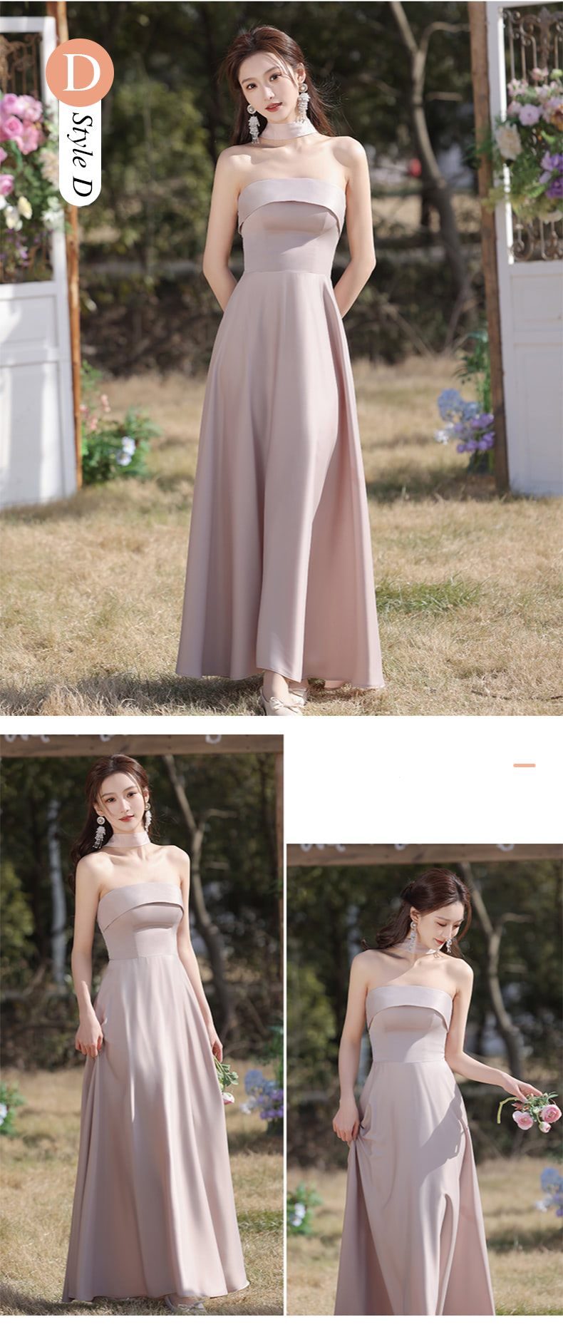 Dusty-Khaki-Maid-of-Honour-Bridal-Party-Wedding-Guest-Bridesmaid-Dress20