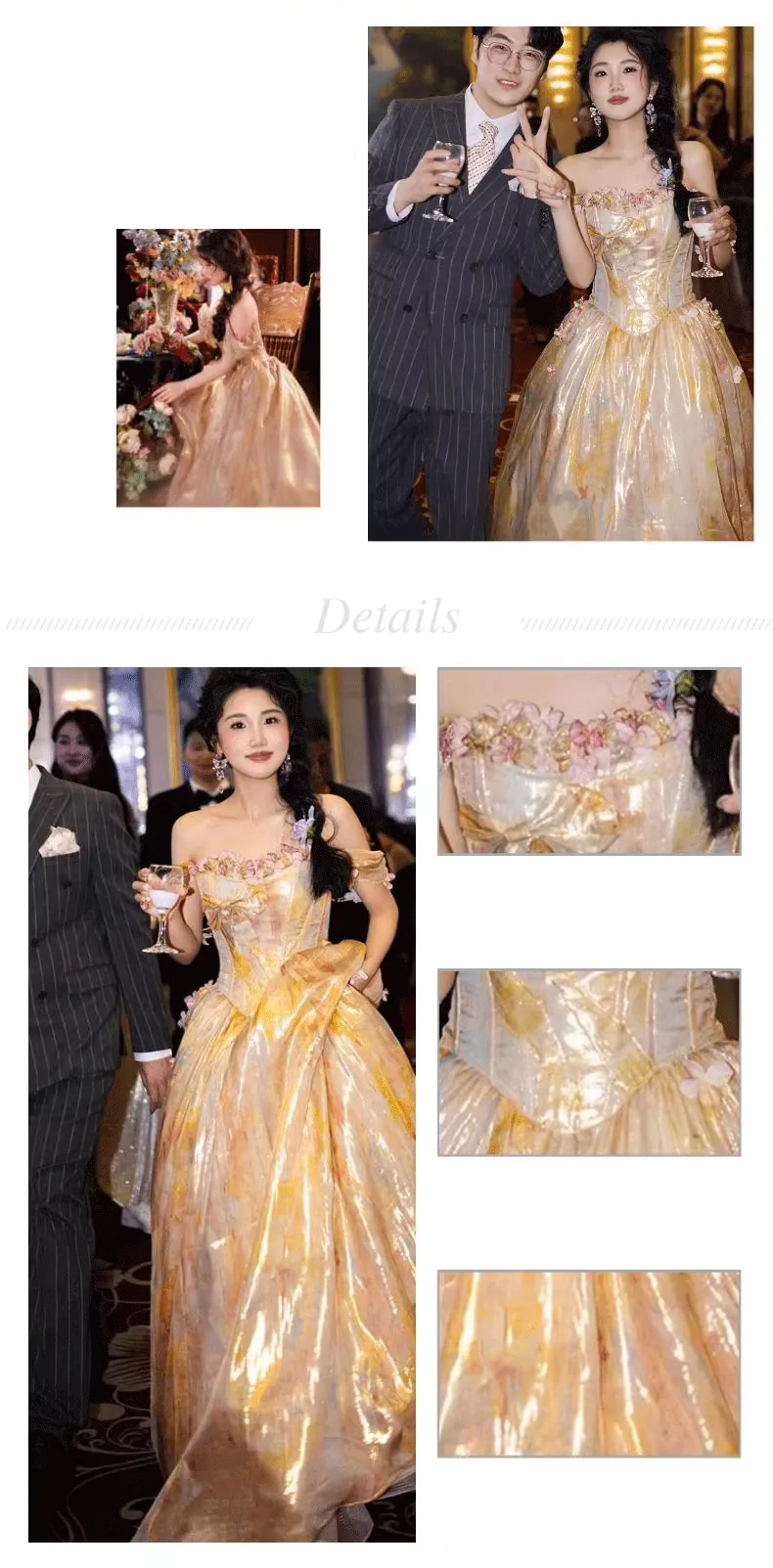 Elegant-Golden-Princess-Off-Shoulder-Formal-Ball-Gown-Prom-Party-Dress07
