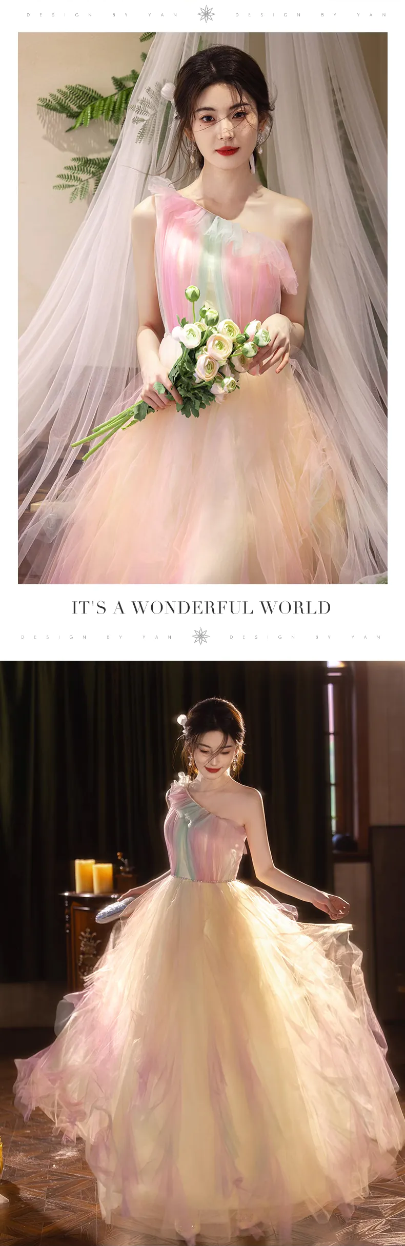 Fairy-Pastel-Gradient-One-Shoulder-Layered-Tulle-Wedding-Cocktail-Dress11