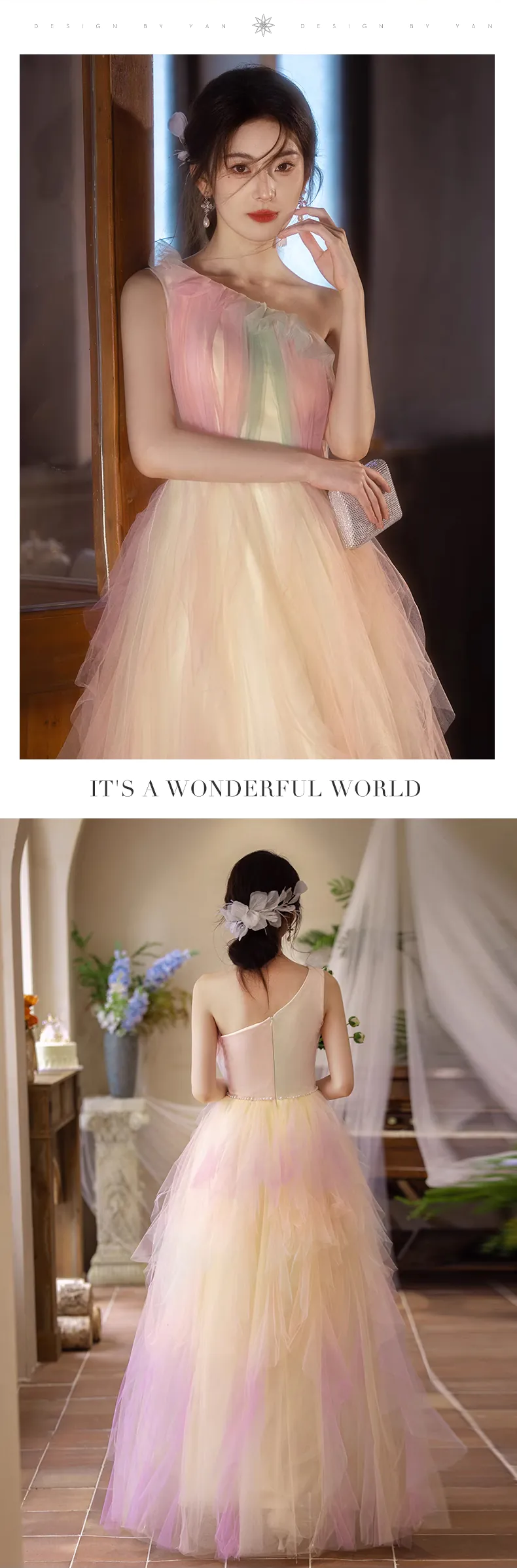 Fairy-Pastel-Gradient-One-Shoulder-Layered-Tulle-Wedding-Cocktail-Dress14
