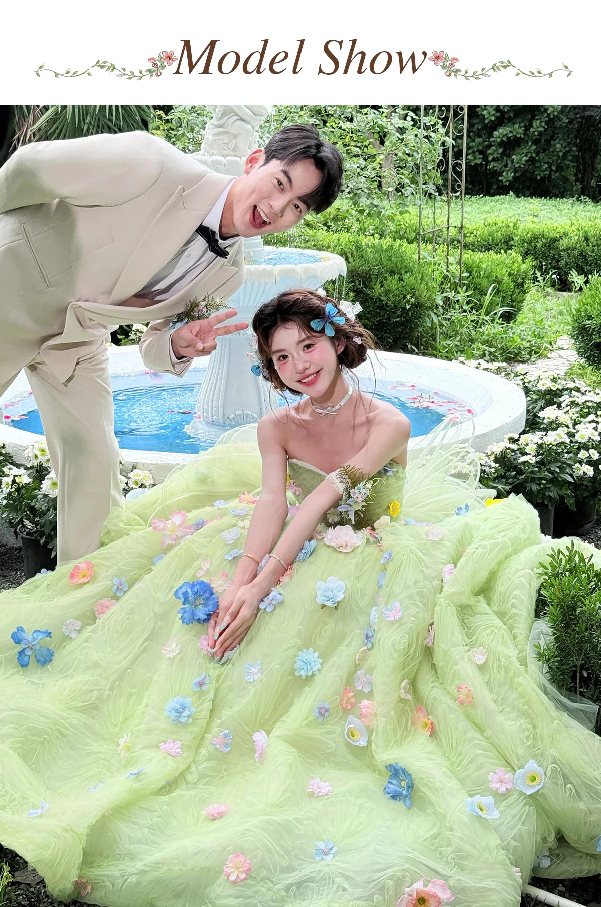 Fairycore-Green-3D-Floral-Layered-Tulle-Garden-Party-Wedding-Dress08