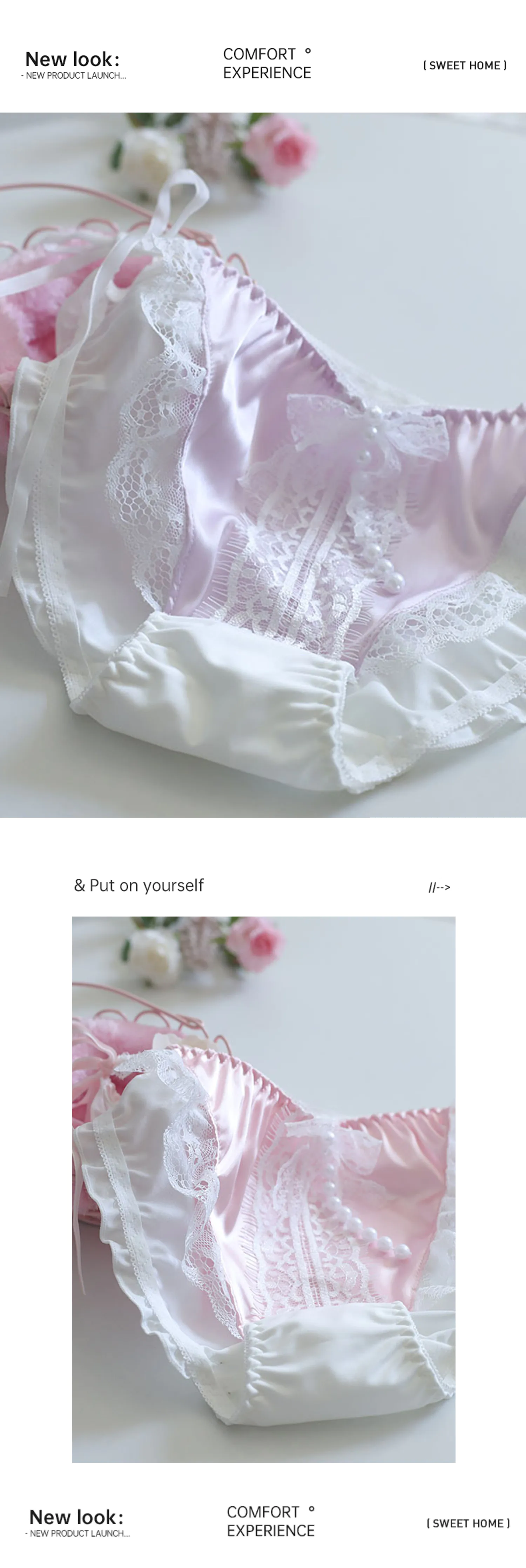 Feminine-Soft-Satin-Ruffle-Lace-Side-Ribbon-Ties-and-Pearls-Underwear14