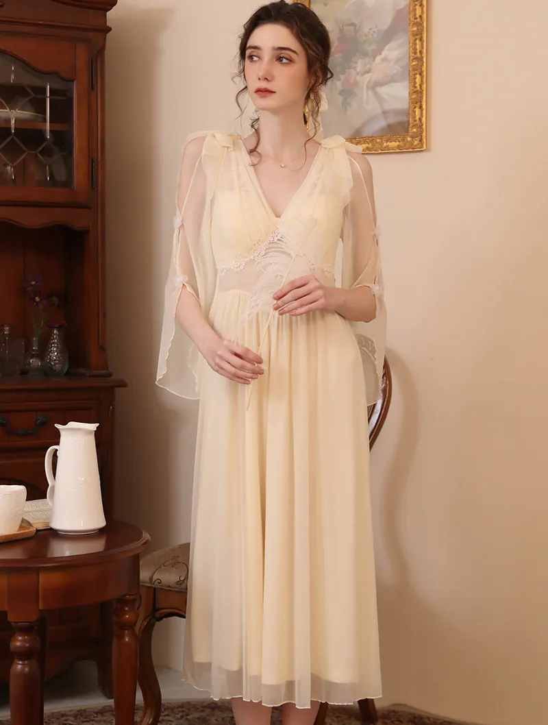 Sweet Sexy Tulle Night Sleep Dress Princess Home Casual Loungewear –  FloraShe