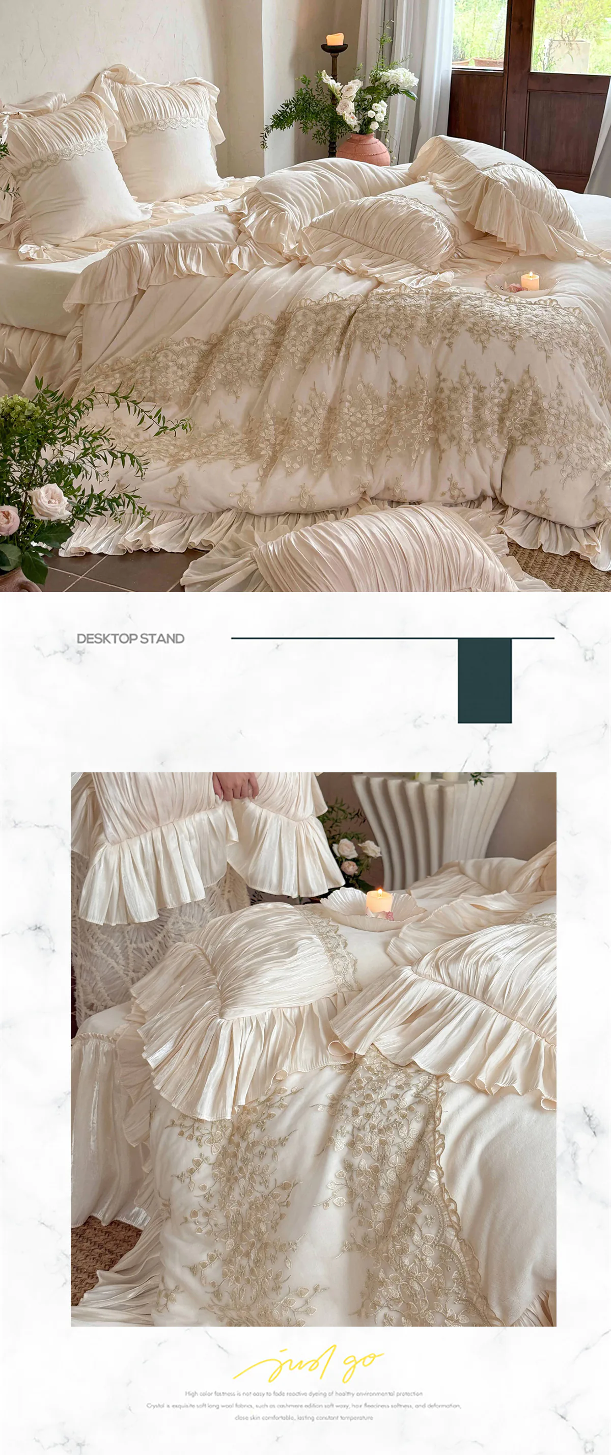 Modern-Girly-French-Court-Soft-Matte-Milk-Velvet-Ruffle-Edges-Bedding-Set18