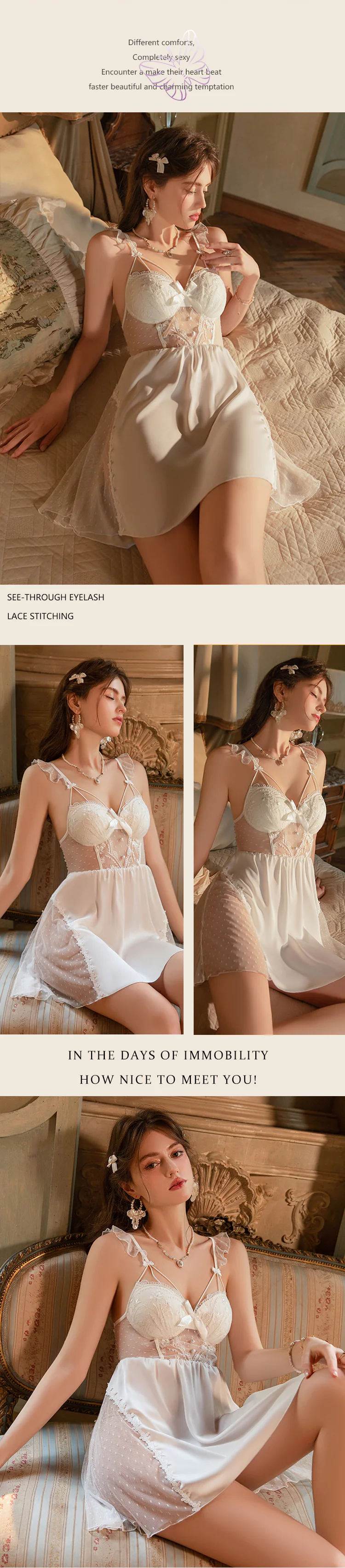 Princess-Floral-Embroidery-Sheer-Mesh-Bodice-Lace-Tulle-Nightgown14