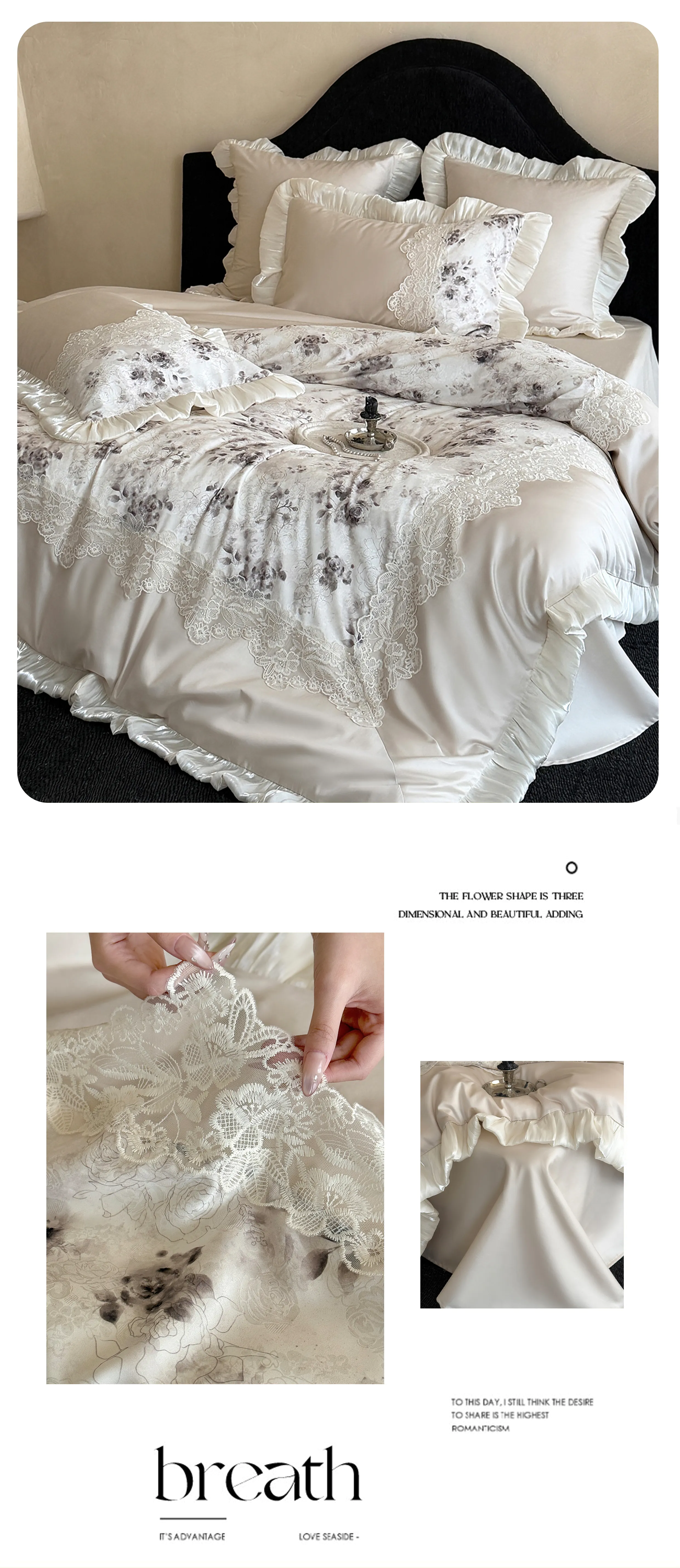 Princess-Style-Vintage-Rose-Floral-100-Cotton-Glazed-Ruffle-Bedding-Set17