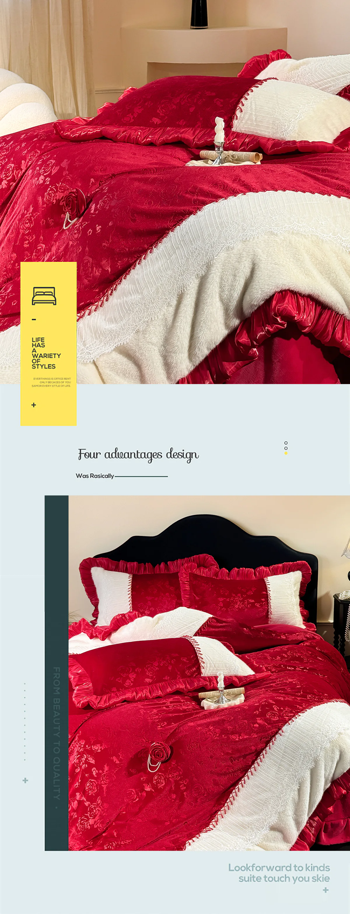 Romantic-French-Court-Style-Embossed-Rose-Floral-Velvet-Bedding-Set11