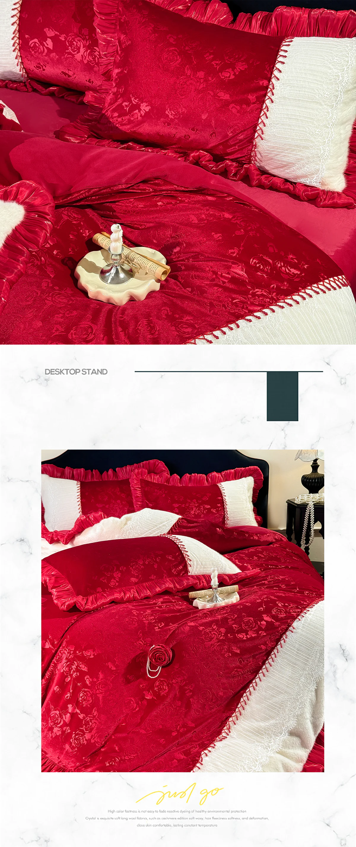 Romantic-French-Court-Style-Embossed-Rose-Floral-Velvet-Bedding-Set13