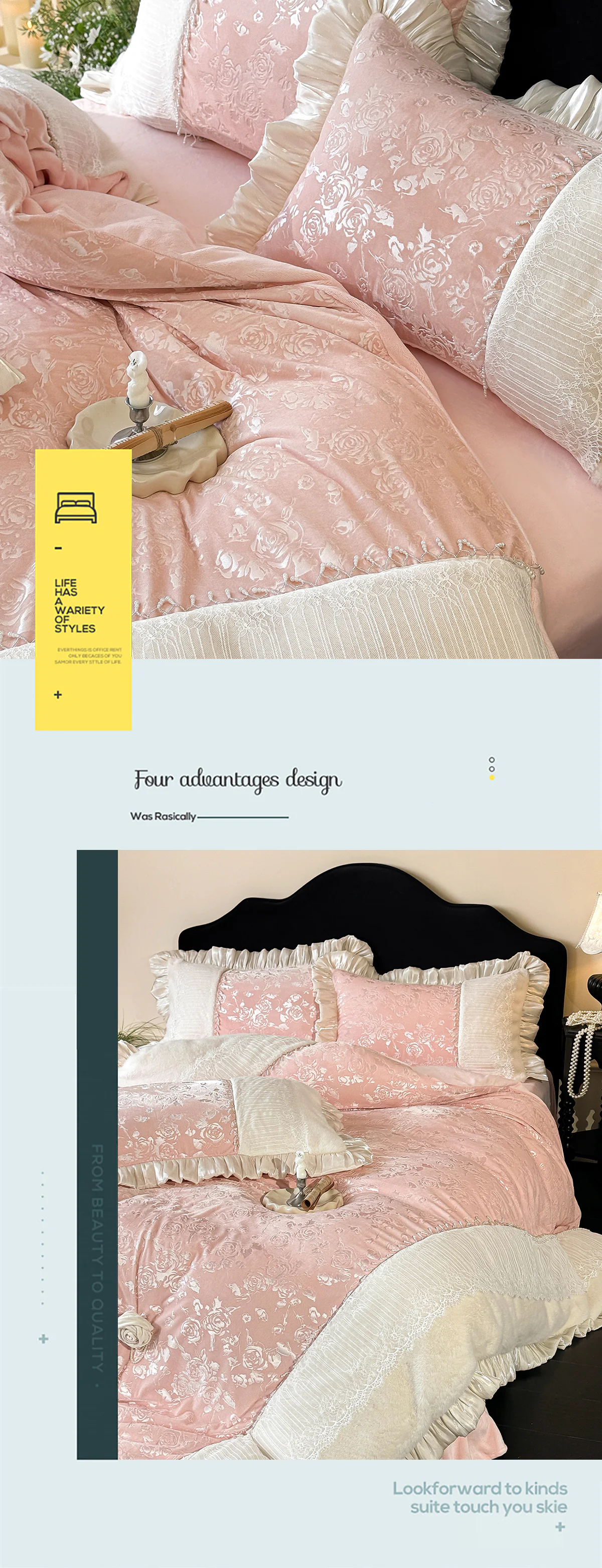 Romantic-French-Court-Style-Embossed-Rose-Floral-Velvet-Bedding-Set21
