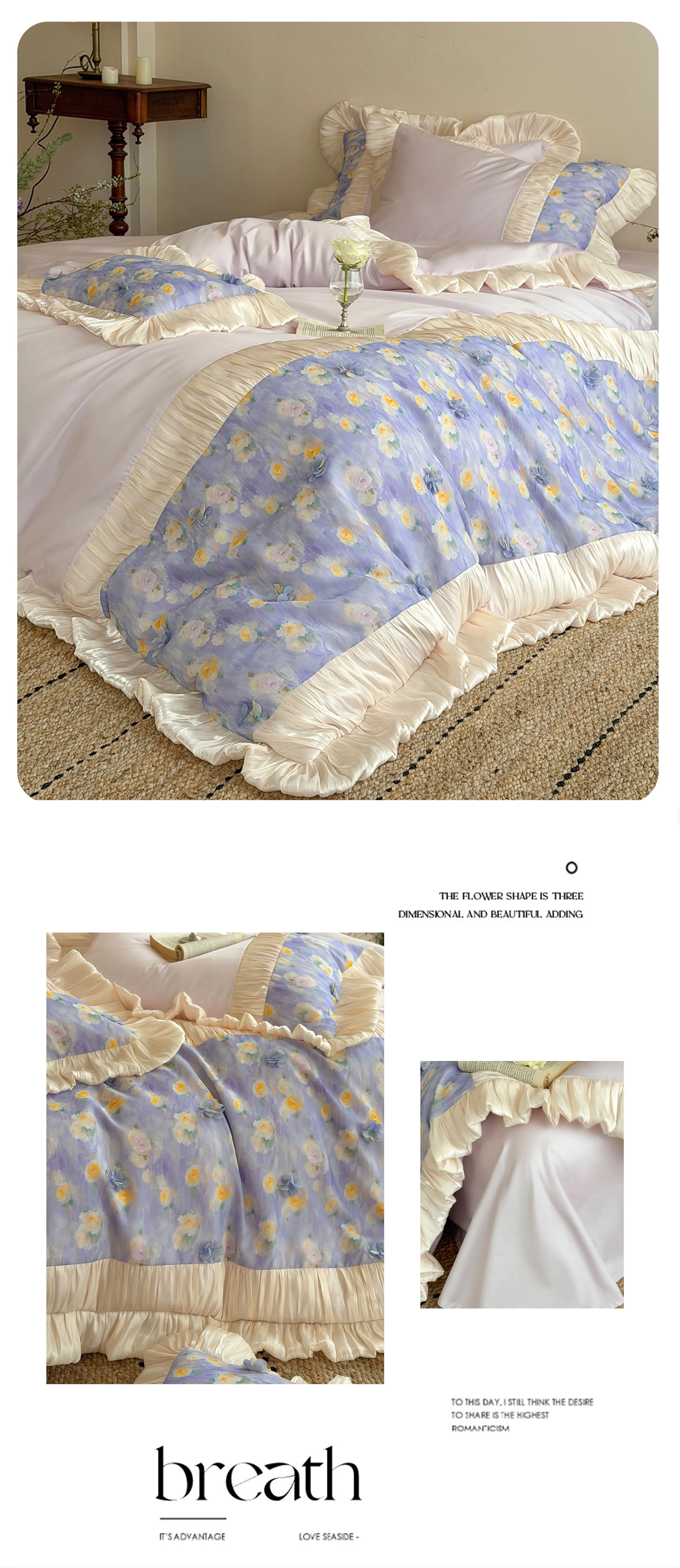 Romantic-Lavender-Floral-100S-Organic-Cotton-Comforter-Cover-4-Piece-Set10