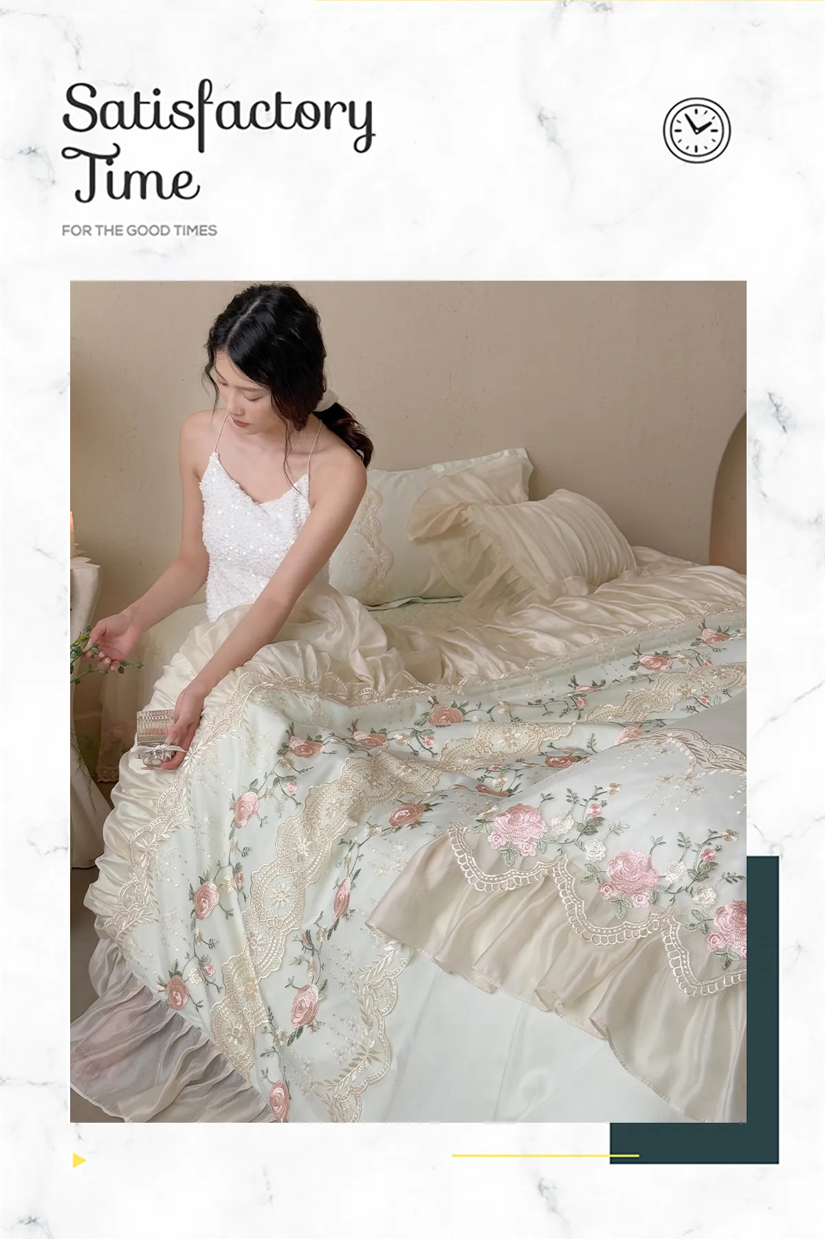Romantic-Rose-Floral-Embroidery-Sheer-Lace-Aesthetic-Bedding-Set-Gift10