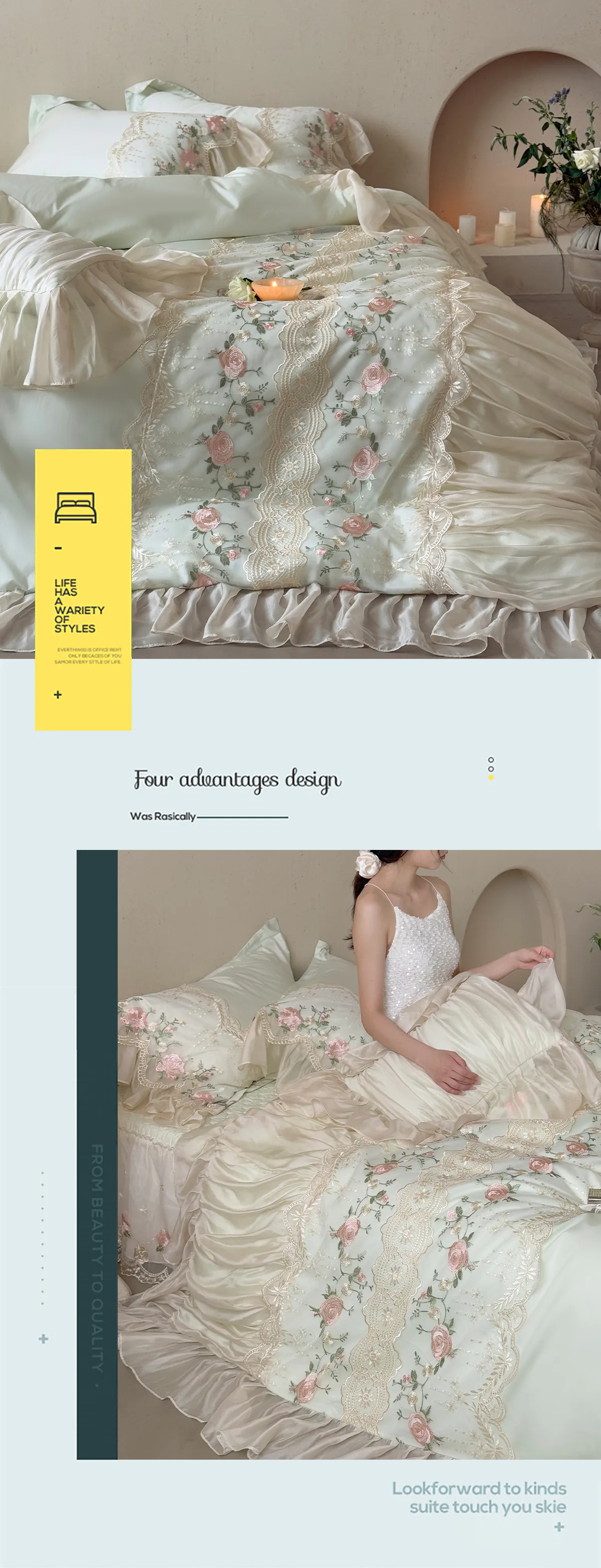 Romantic-Rose-Floral-Embroidery-Sheer-Lace-Aesthetic-Bedding-Set-Gift11