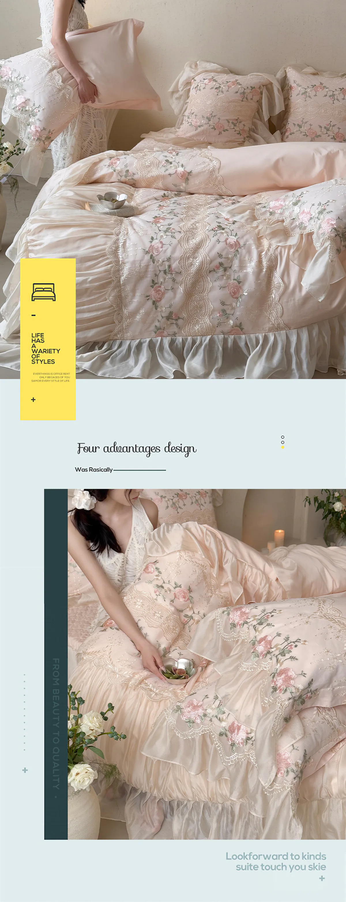 Romantic-Rose-Floral-Embroidery-Sheer-Lace-Aesthetic-Bedding-Set-Gift16