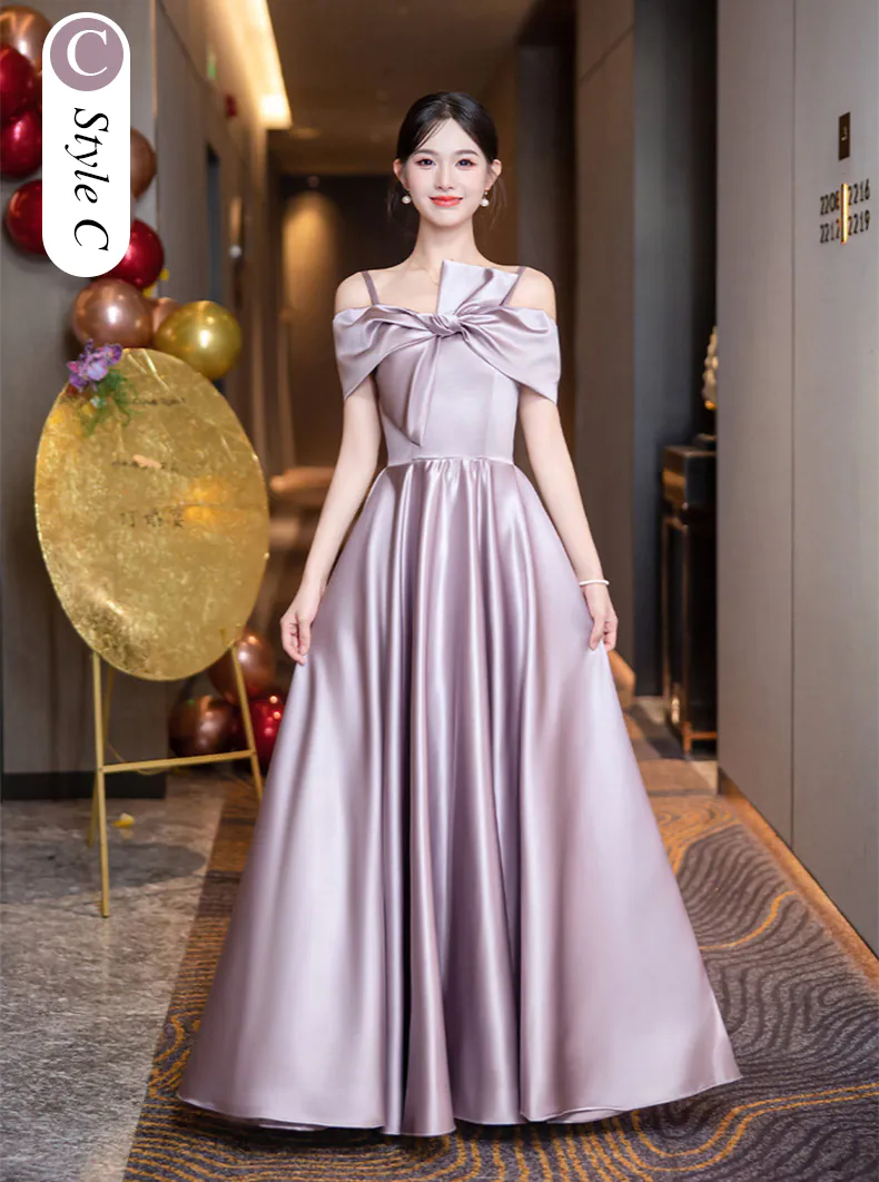 Simple-Dusty-Purple-Satin-Bridesmaid-Dress-Bridal-Party-Homecoming-Gown20