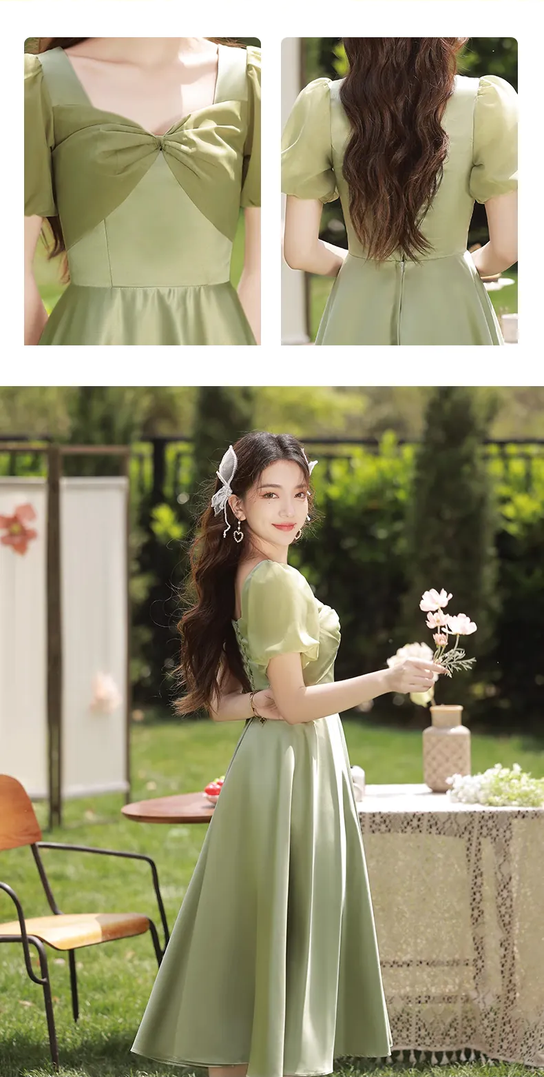 Simple-Short-Sleeve-Green-Satin-Bridesmaid-Party-Homecoming-Dress20