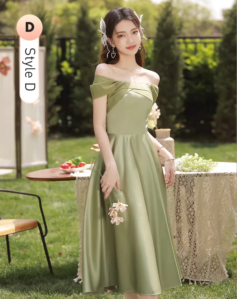 Simple-Short-Sleeve-Green-Satin-Bridesmaid-Party-Homecoming-Dress24