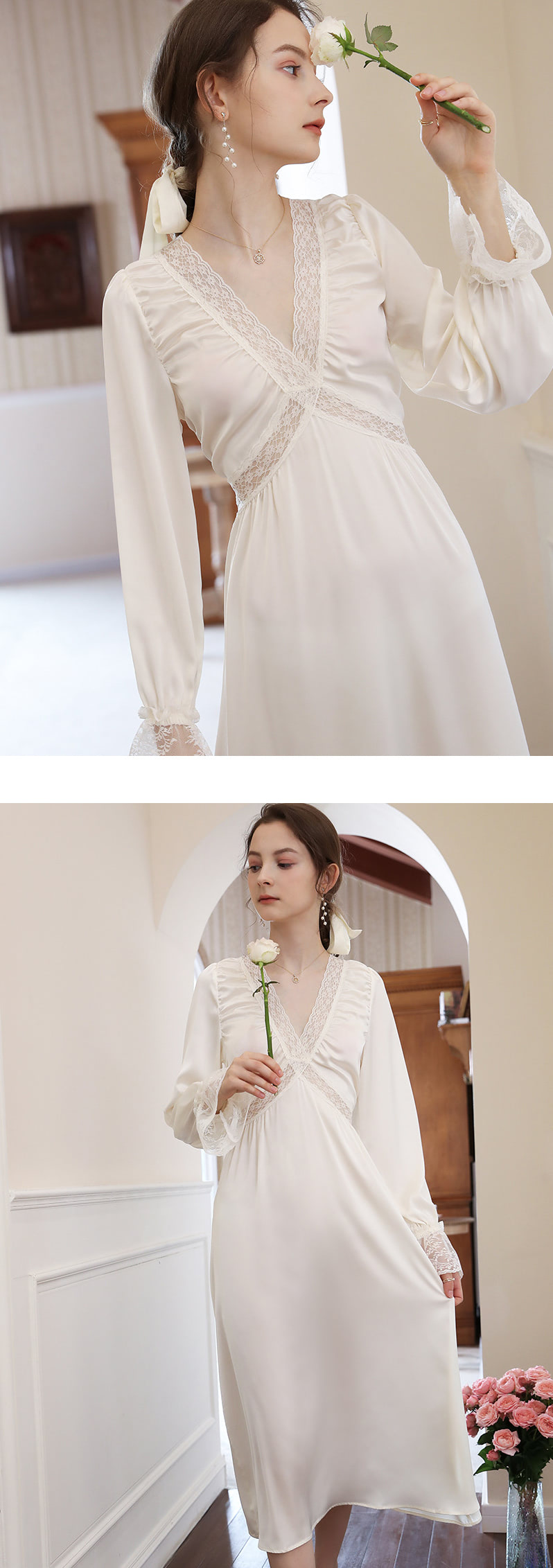 Sweet-Satin-Sleepwear-Elegant-V-neck-Lace-Night-Robe-Dress14.jpg