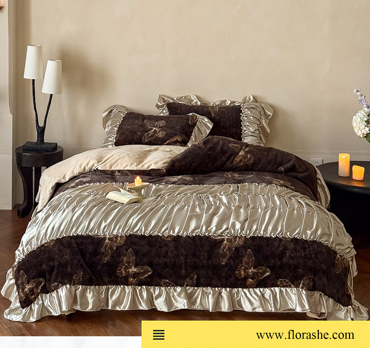 Vintage-AB-Side-Faux-Fur-Milk-Velvet-Winter-Warm-Bedding-4-Pcs-Set13