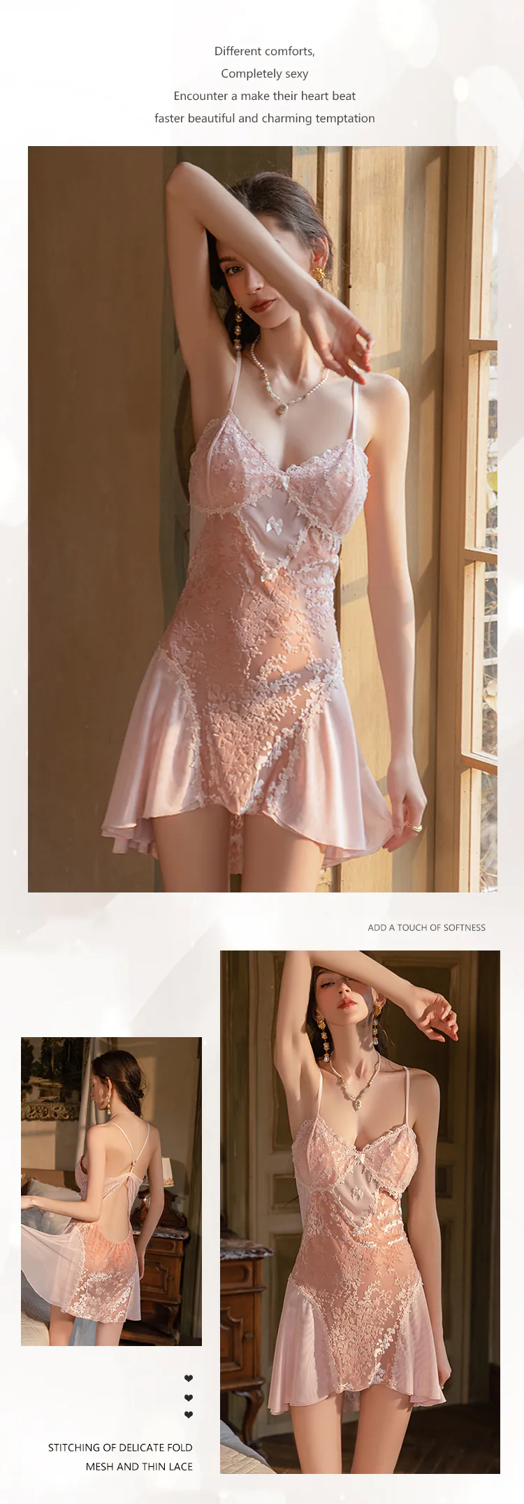 Vintage-Backless-Floral-Burnout-Velvet-Nightgown-Sheer-Hollow-Lingerie17
