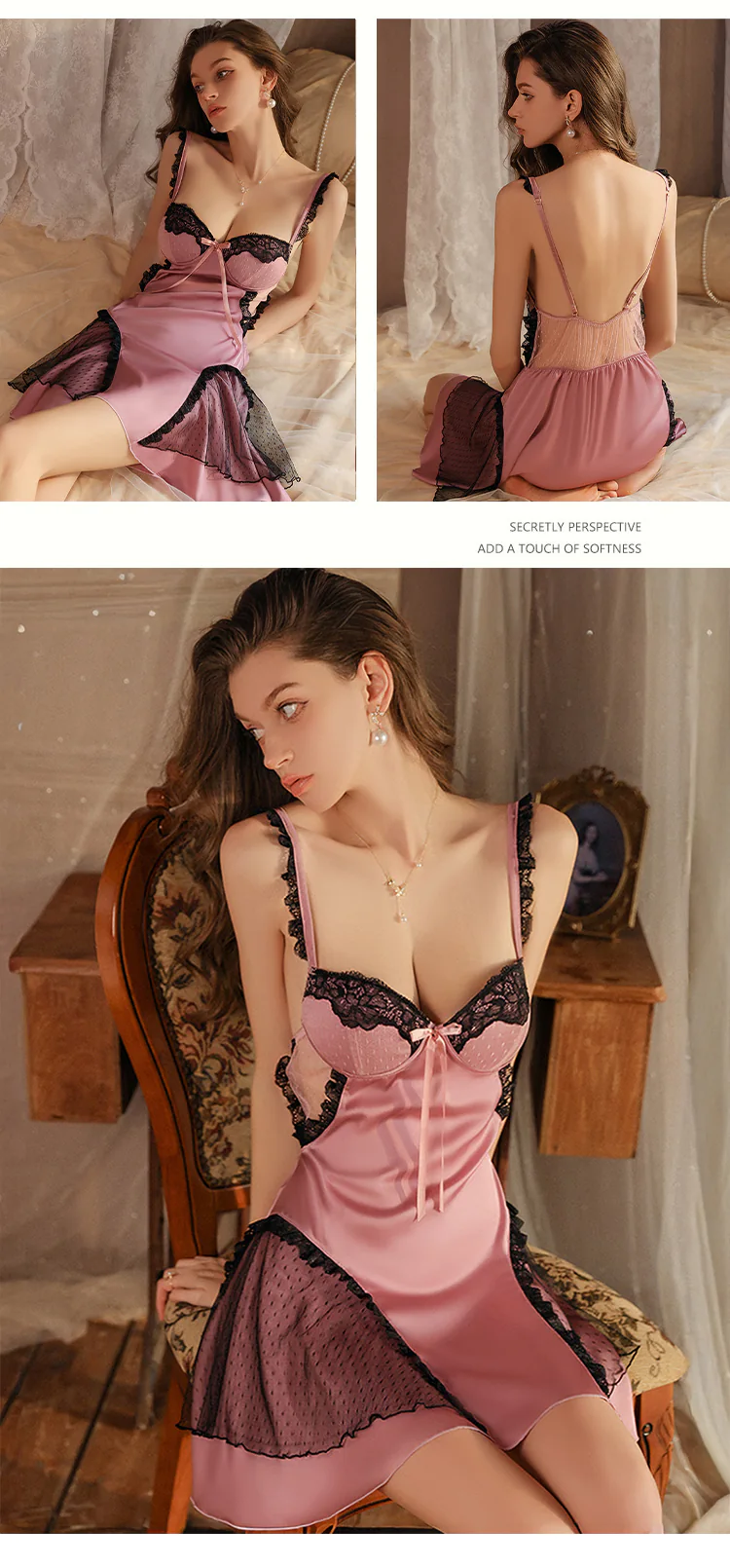 Vintage-Open-Back-Polka-Dot-Slip-Nightdress-with-Removable-Bra-Pads09