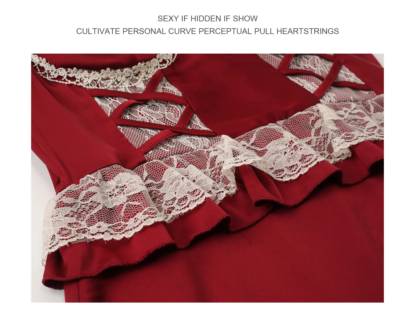 Vintage-Sweetheart-Neckline-Ruffle-Strap-Lace-Splicing-Satin-Lingerie21