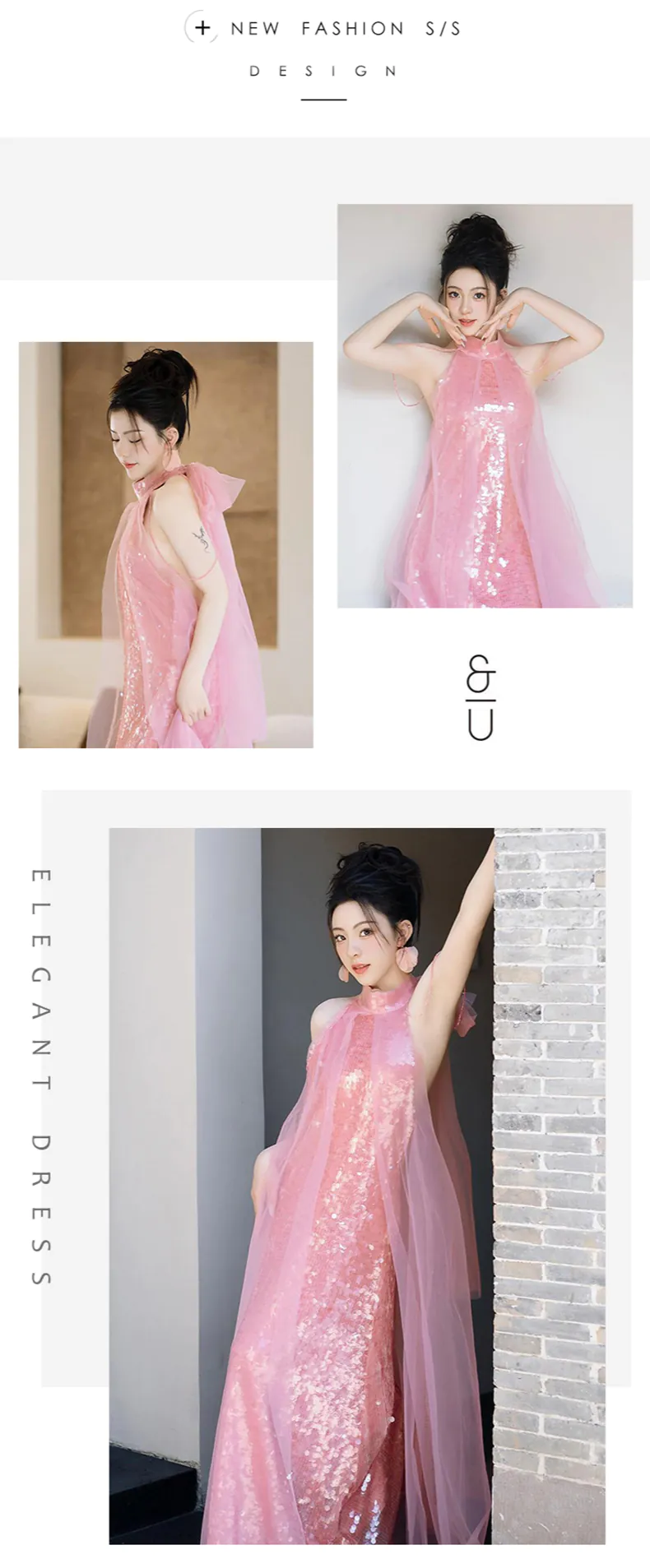 Chic-Pink-Sequin-Halter-Tulle-Evening-Dress-with-Train-and-Sheer-Overlay08
