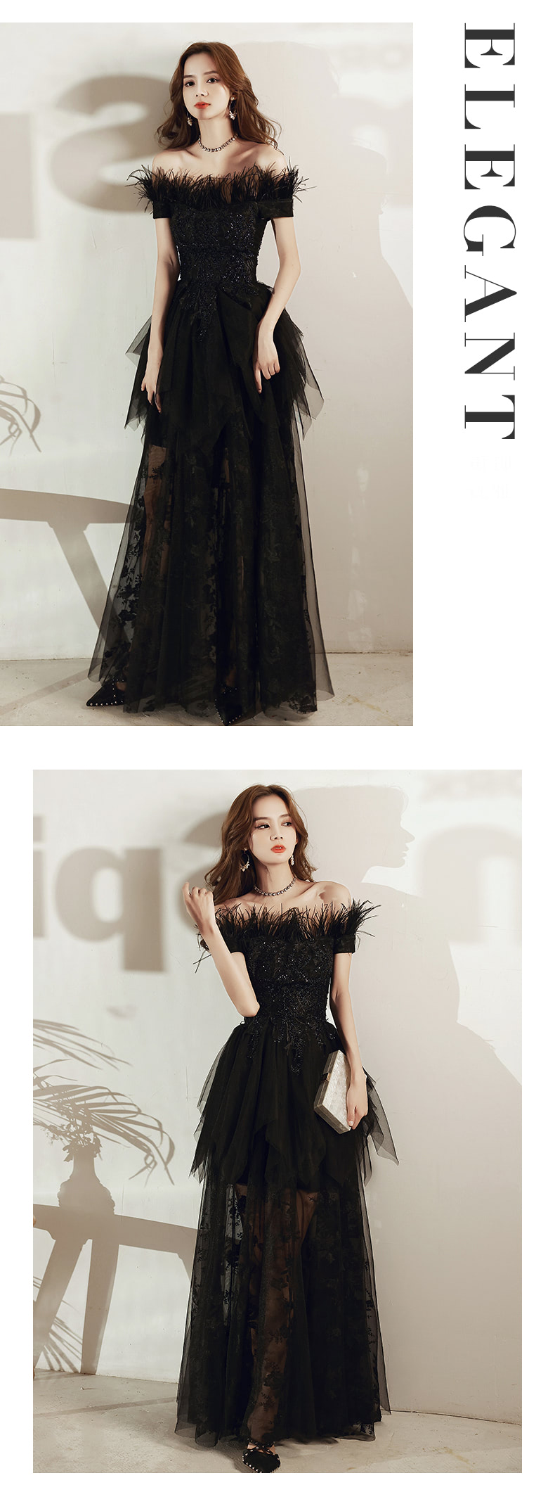 Luxury-Black-Feather-Cocktail-Prom-Dress-Evening-Party-Long-Gown13.jpg