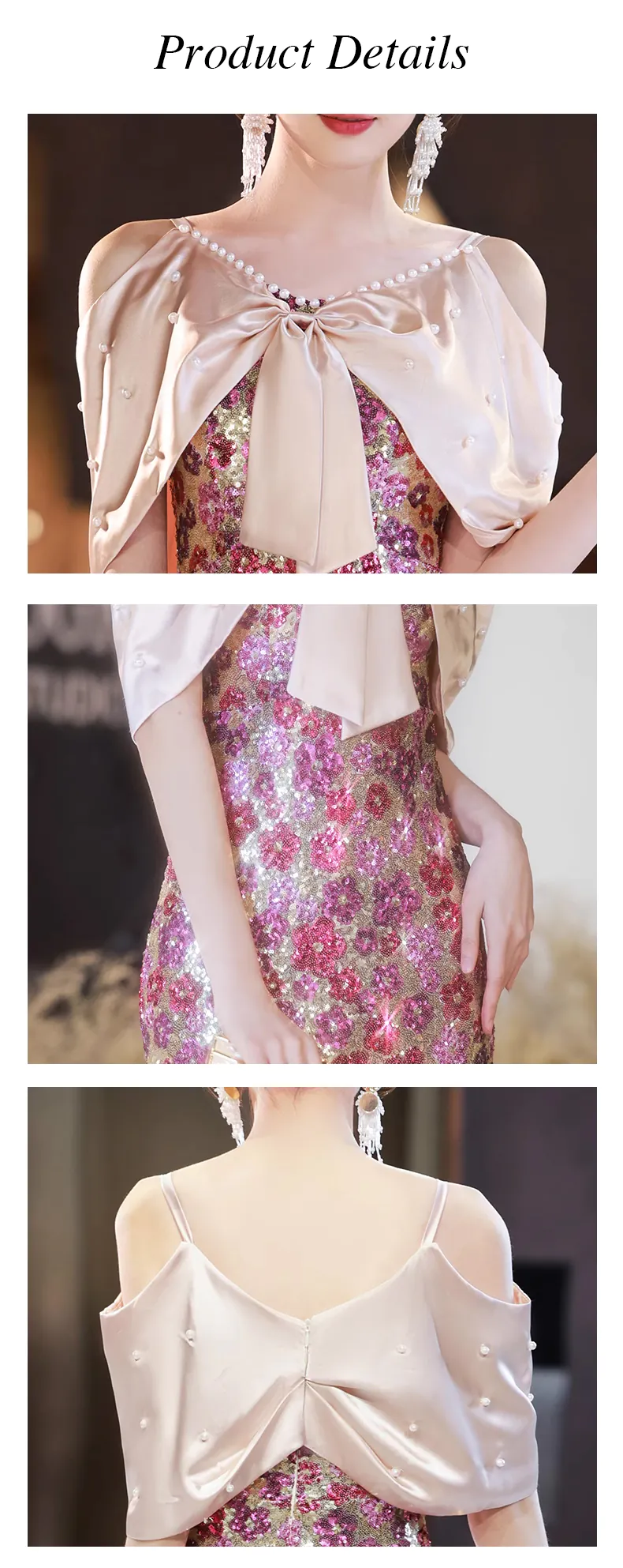 Romantic-Cold-Shoulder-Floral-Prom-Formal-Dress-Mermaid-Evening-Gown16