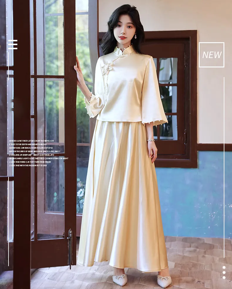 Simple-Chinese-Style-Long-Sleeve-Satin-Bridesmaids-Party-Dress09