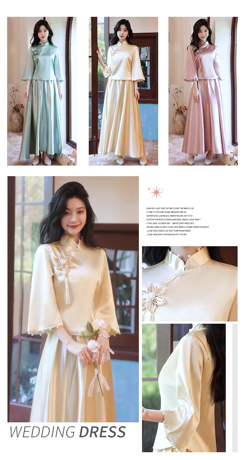 Simple-Chinese-Style-Long-Sleeve-Satin-Bridesmaids-Party-Dress10