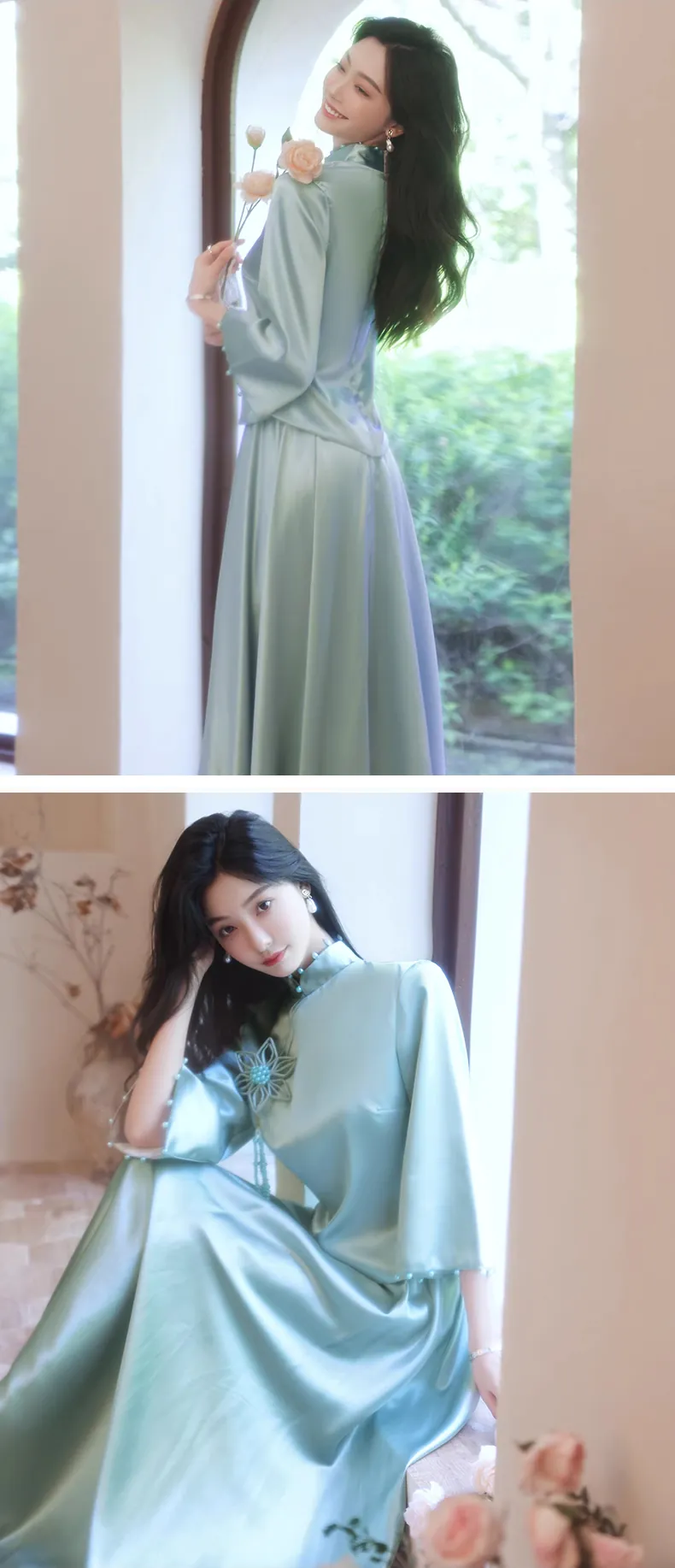 Simple-Chinese-Style-Long-Sleeve-Satin-Bridesmaids-Party-Dress21