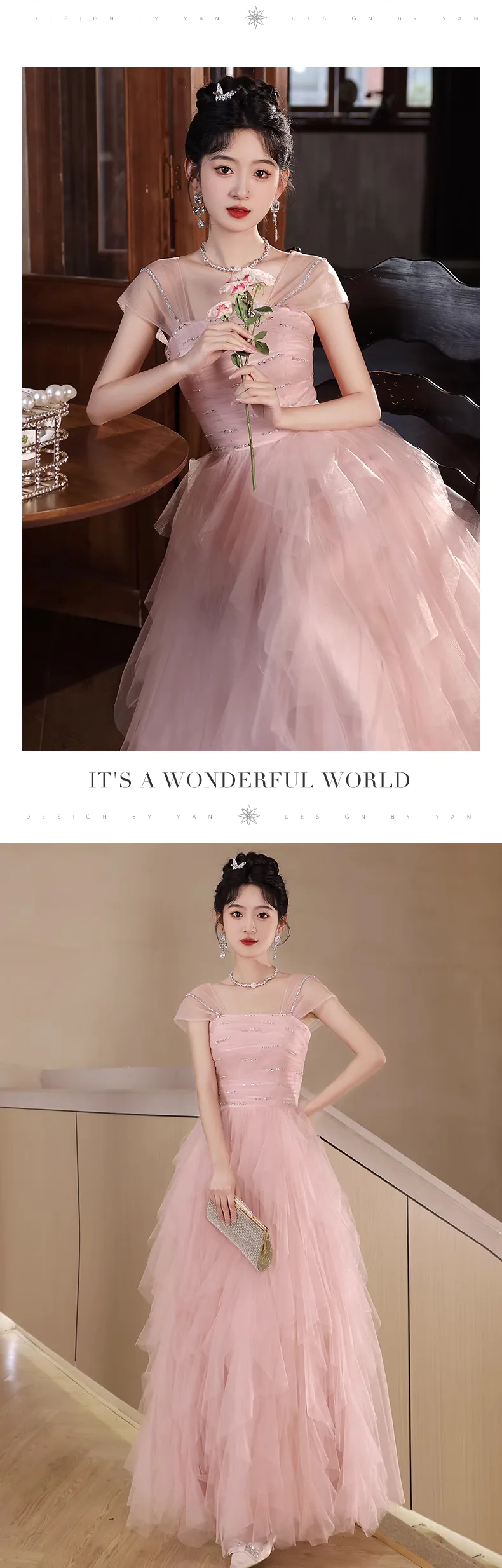 Soft-Pink-Tulle-Banquet-Birthday-Party-Graduation-Ceremony-Evening-Gown10