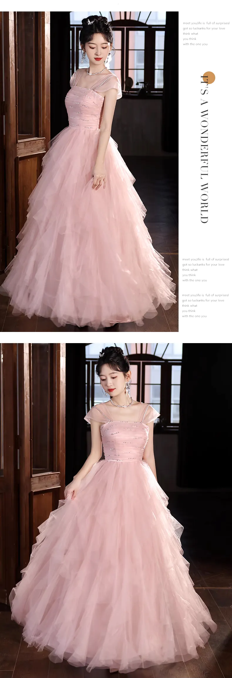 Soft-Pink-Tulle-Banquet-Birthday-Party-Graduation-Ceremony-Evening-Gown12