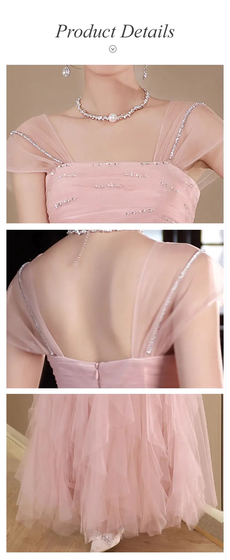 Soft-Pink-Tulle-Banquet-Birthday-Party-Graduation-Ceremony-Evening-Gown14
