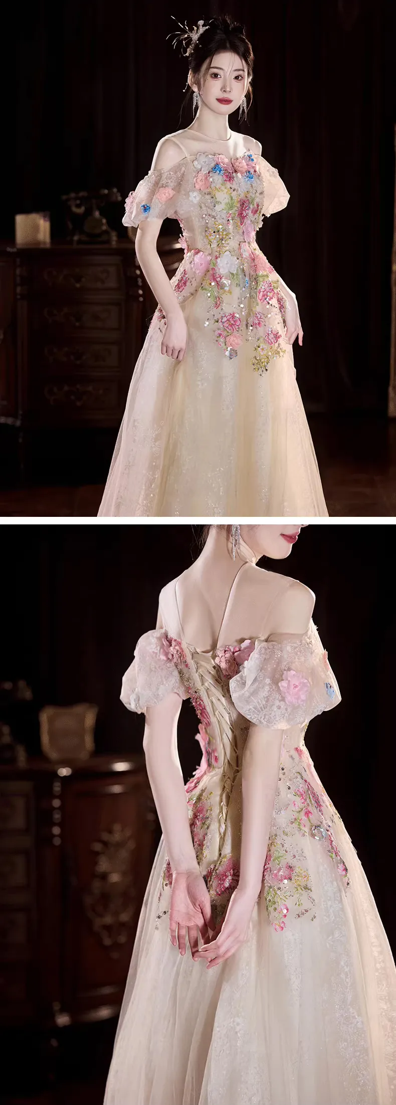 Sweet-Champagne-Floral-Embroidery-Prom-Graduation-Formal-Dress15