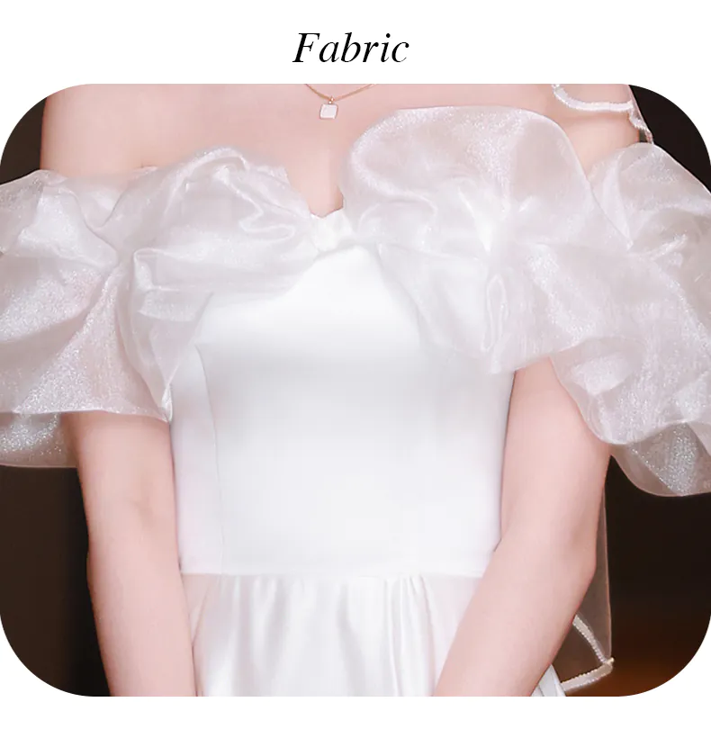 Sweet-White-Satin-Wedding-Guest-Party-Bridesmaid-Dress-with-Short-Sleeves11