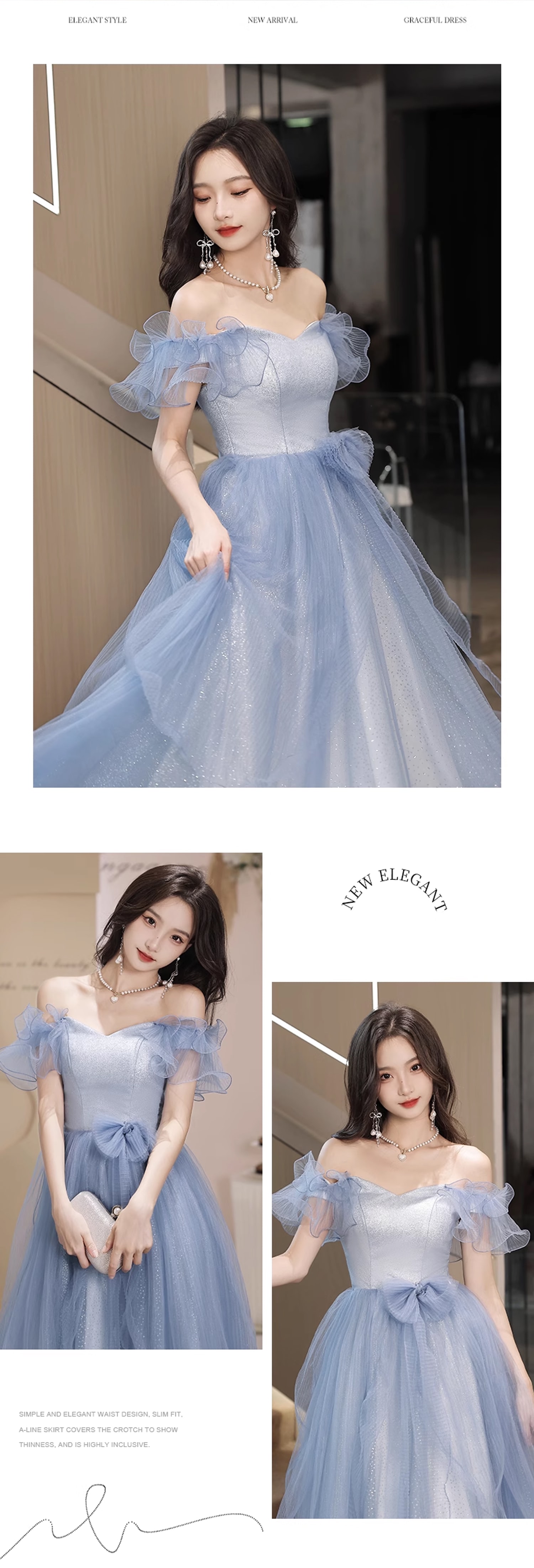French-Stylish-Off-Shoulder-Blue-Tulle-Evening-Dress-Party-Gown-with-Bow12