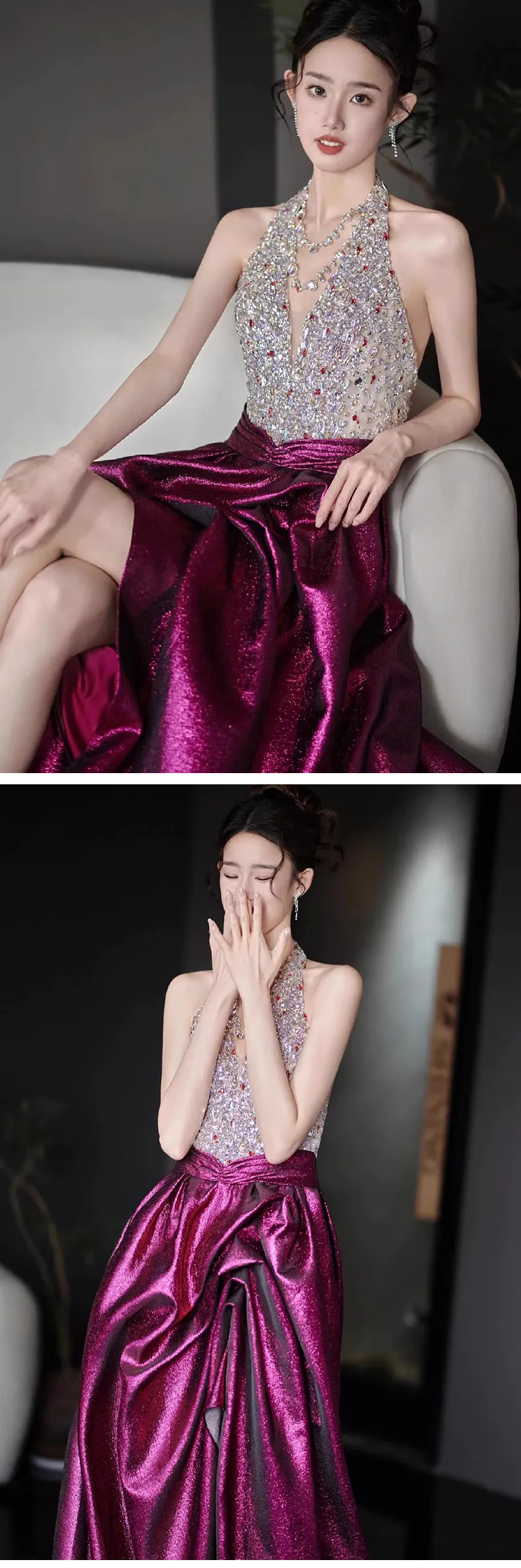 Luxury-Beaded-Halter-Neck-Evening-Gown-Split-Cocktail-Formal-Long-Dress10