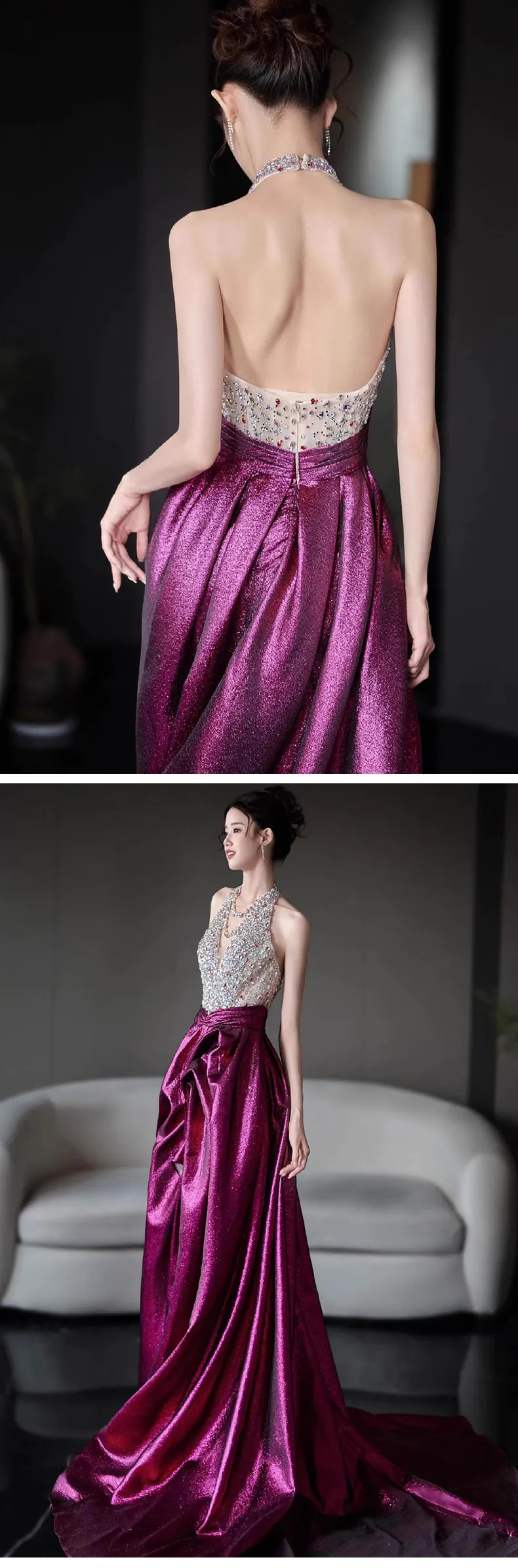 Luxury-Beaded-Halter-Neck-Evening-Gown-Split-Cocktail-Formal-Long-Dress11