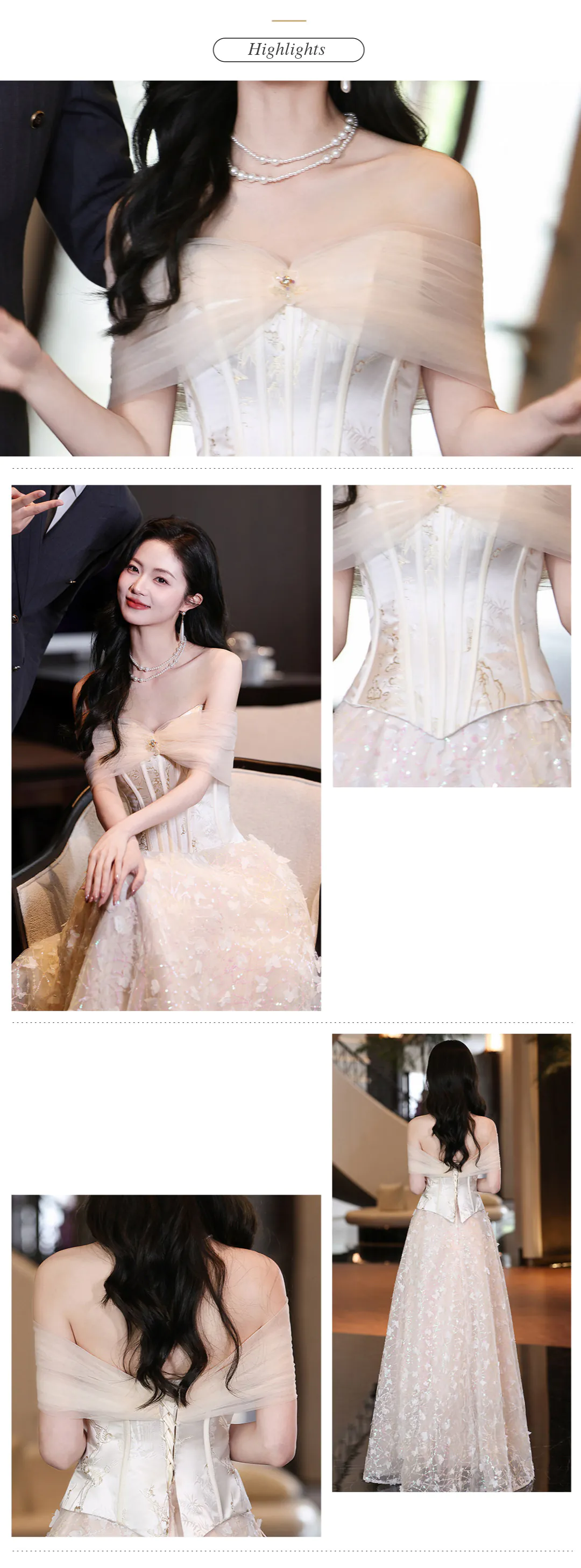 Romantic-Champagne-Corset-Bodice-Off-Shoulder-Butterfly-Evening-Dress09