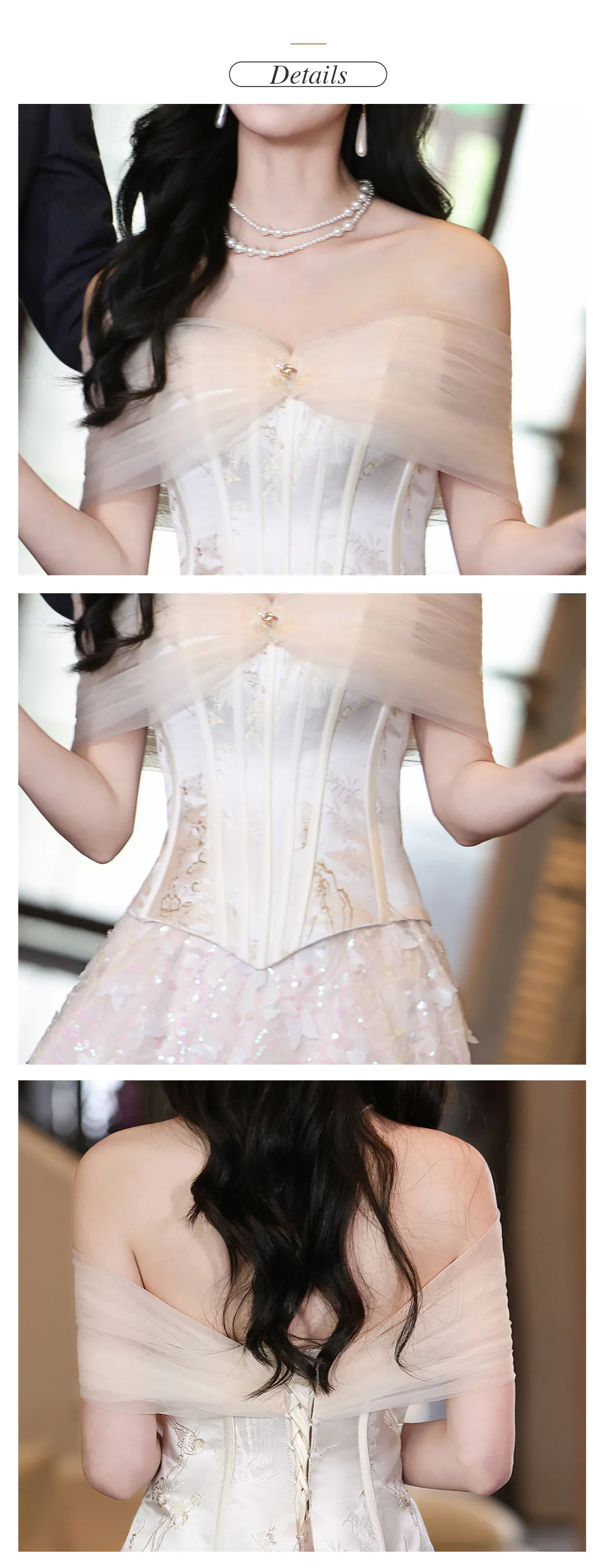 Romantic-Champagne-Corset-Bodice-Off-Shoulder-Butterfly-Evening-Dress18