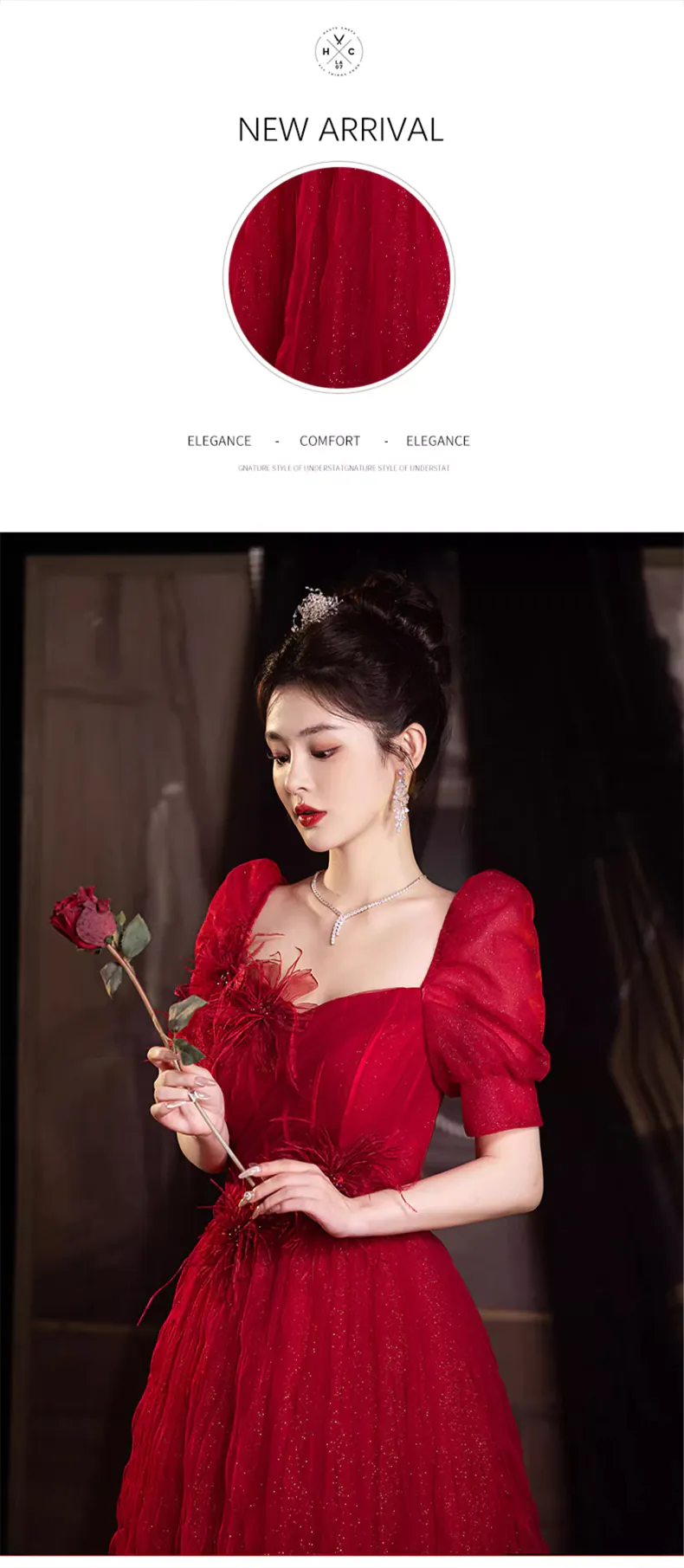 Romantic-Short-Sleeve-Wine-Red-Long-Tulle-Formal-Dress-Evening-Party-Gown12