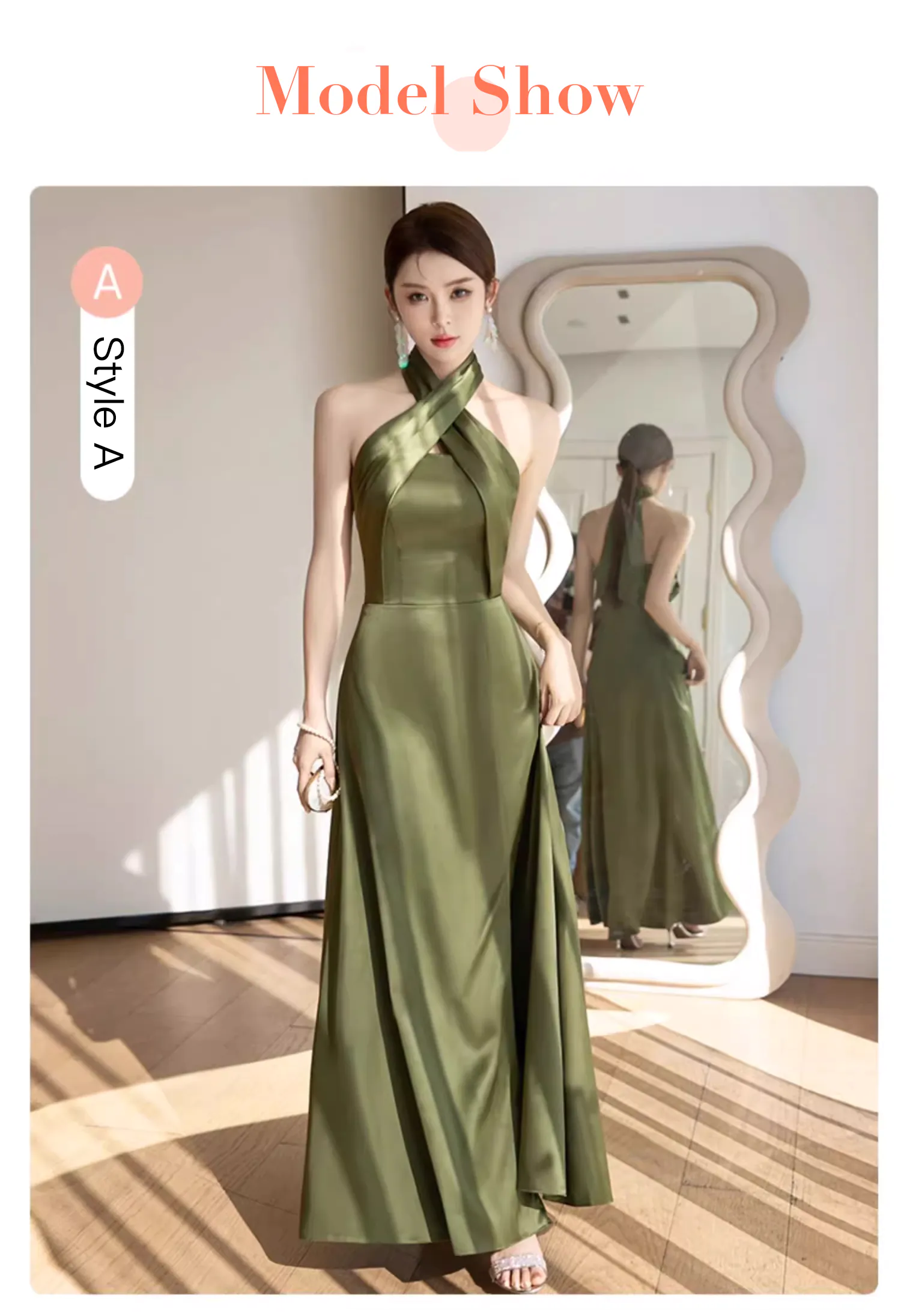 Simple-Emerald-Green-Satin-Boho-Wedding-Bridesmaid-Dress-Party-Gown14
