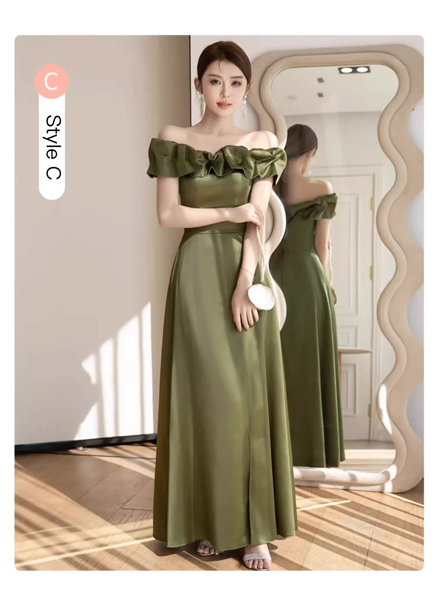 Simple-Emerald-Green-Satin-Boho-Wedding-Bridesmaid-Dress-Party-Gown20